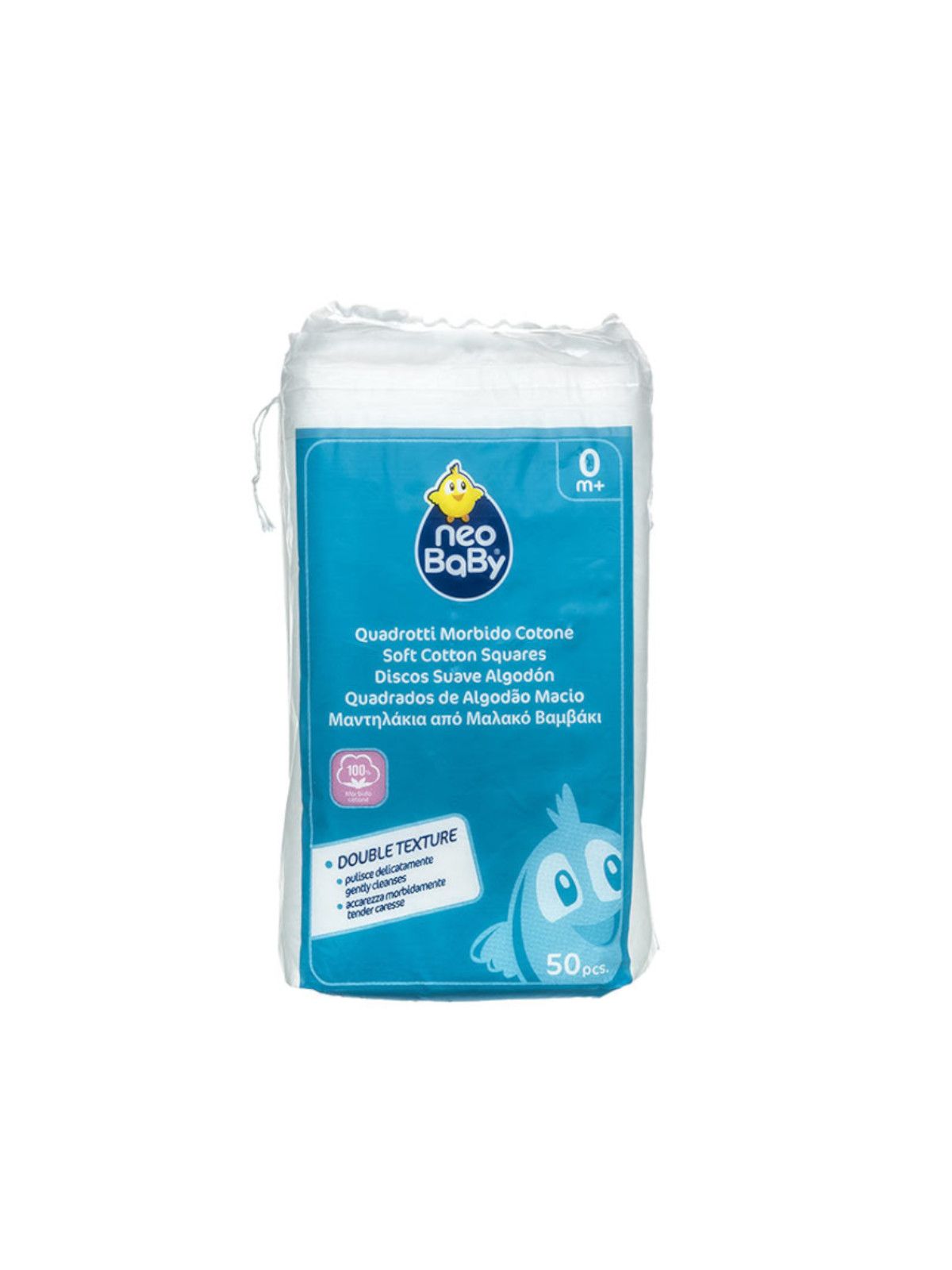 Maxi faldine bebè 100% cotone - 50 pz - Neo Baby