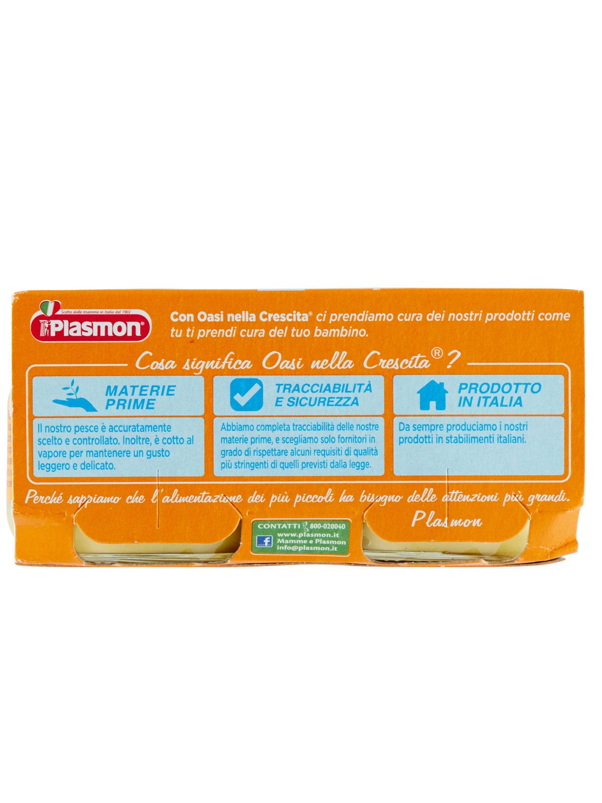 Plasmon - omogeneizzato trota - verdure - 2x80g - Plasmon