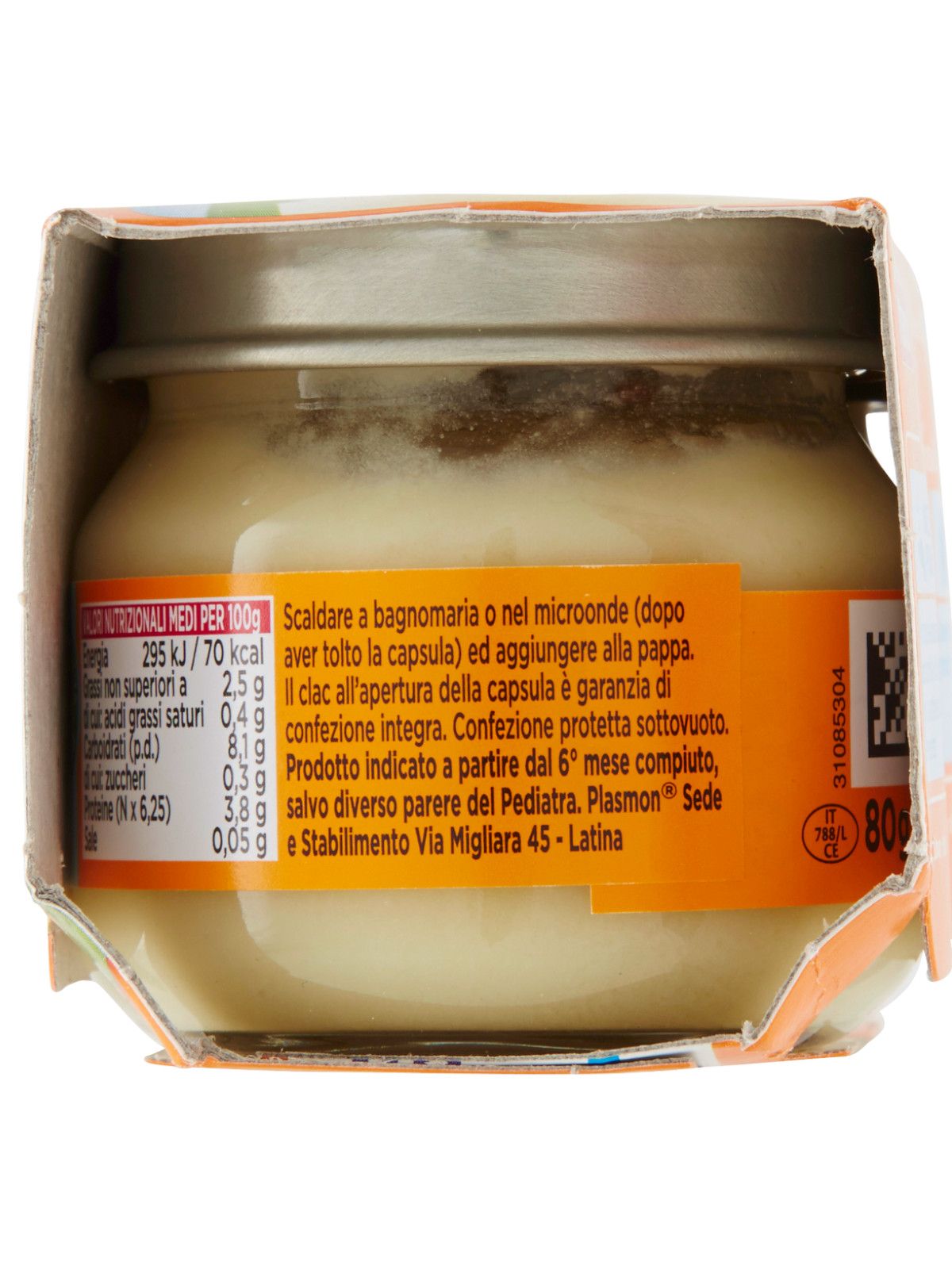 Plasmon - omogeneizzato spigola con patate- 2x80g - Plasmon