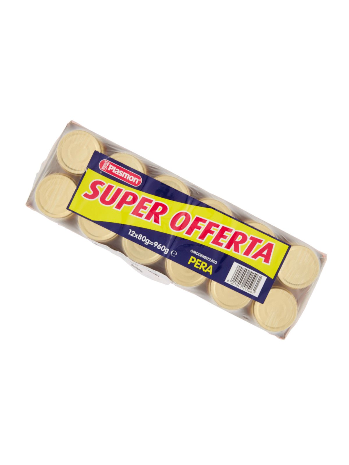 Plasmon - omo pera - 12x80g - Plasmon