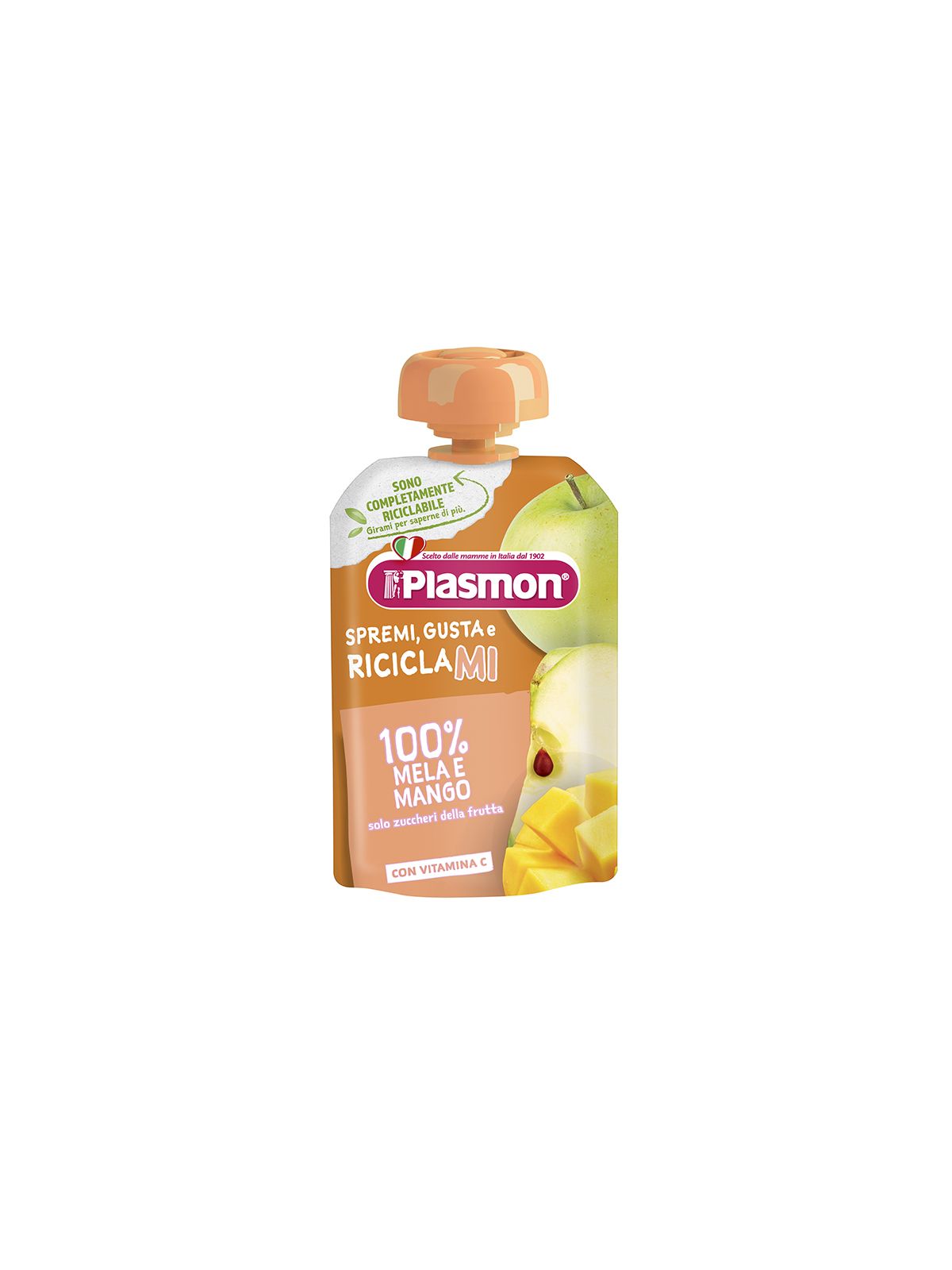Plasmon - spremi e gusta mela - mango - 100g - Plasmon