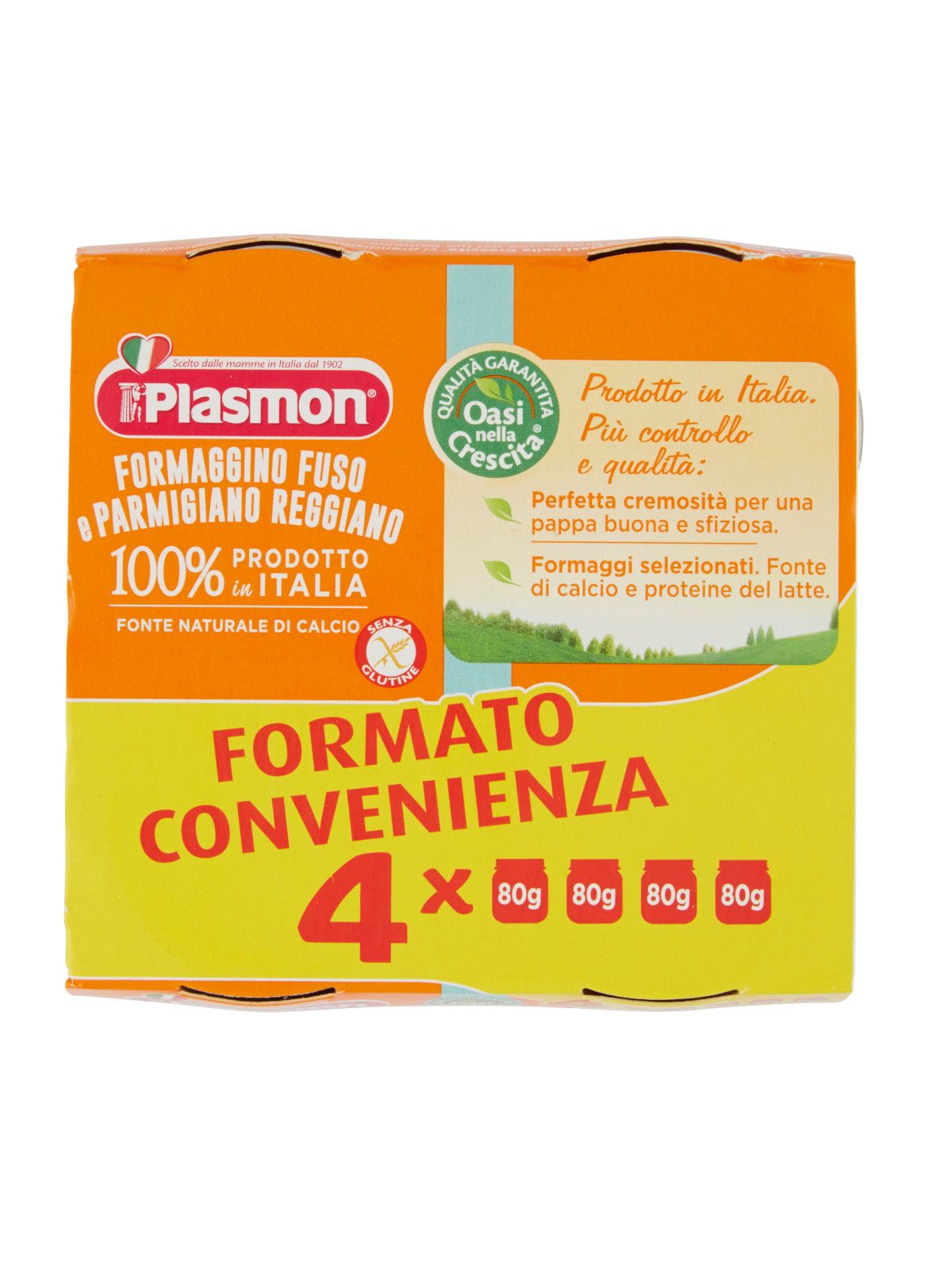 Plasmon - omo formaggino parmigiano - 4x80g - Plasmon