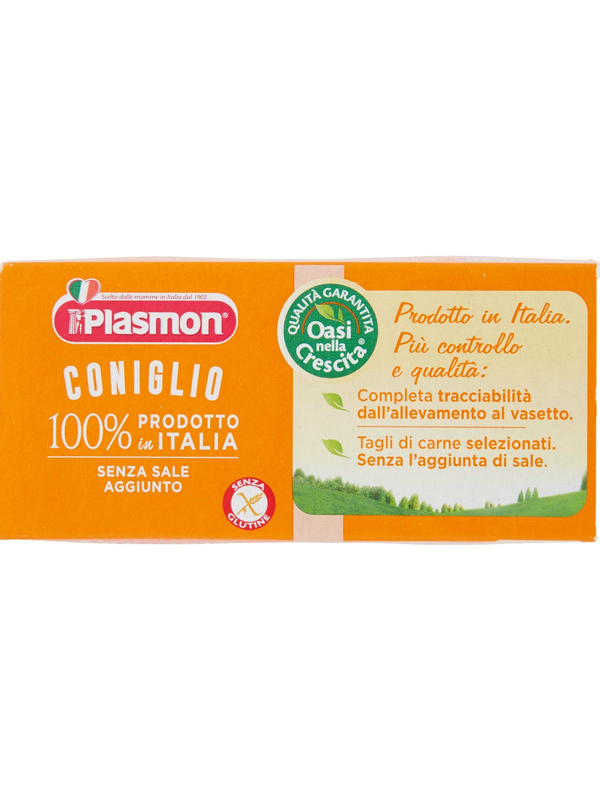 Plasmon - omogeneizzato coniglio - 2x80g - Plasmon
