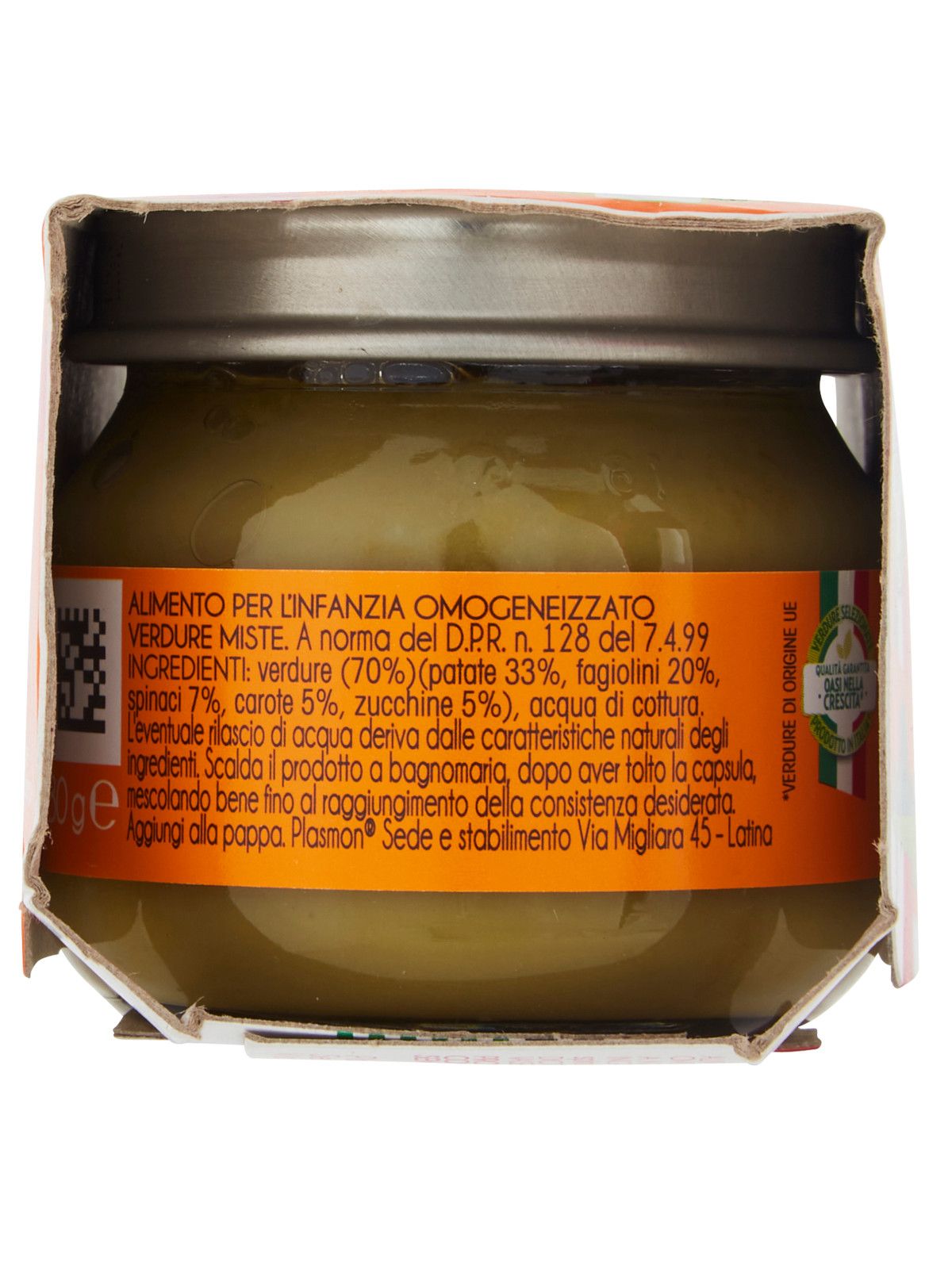 Plasmon - omogeneizzato verdure miste - 2x80g - Plasmon