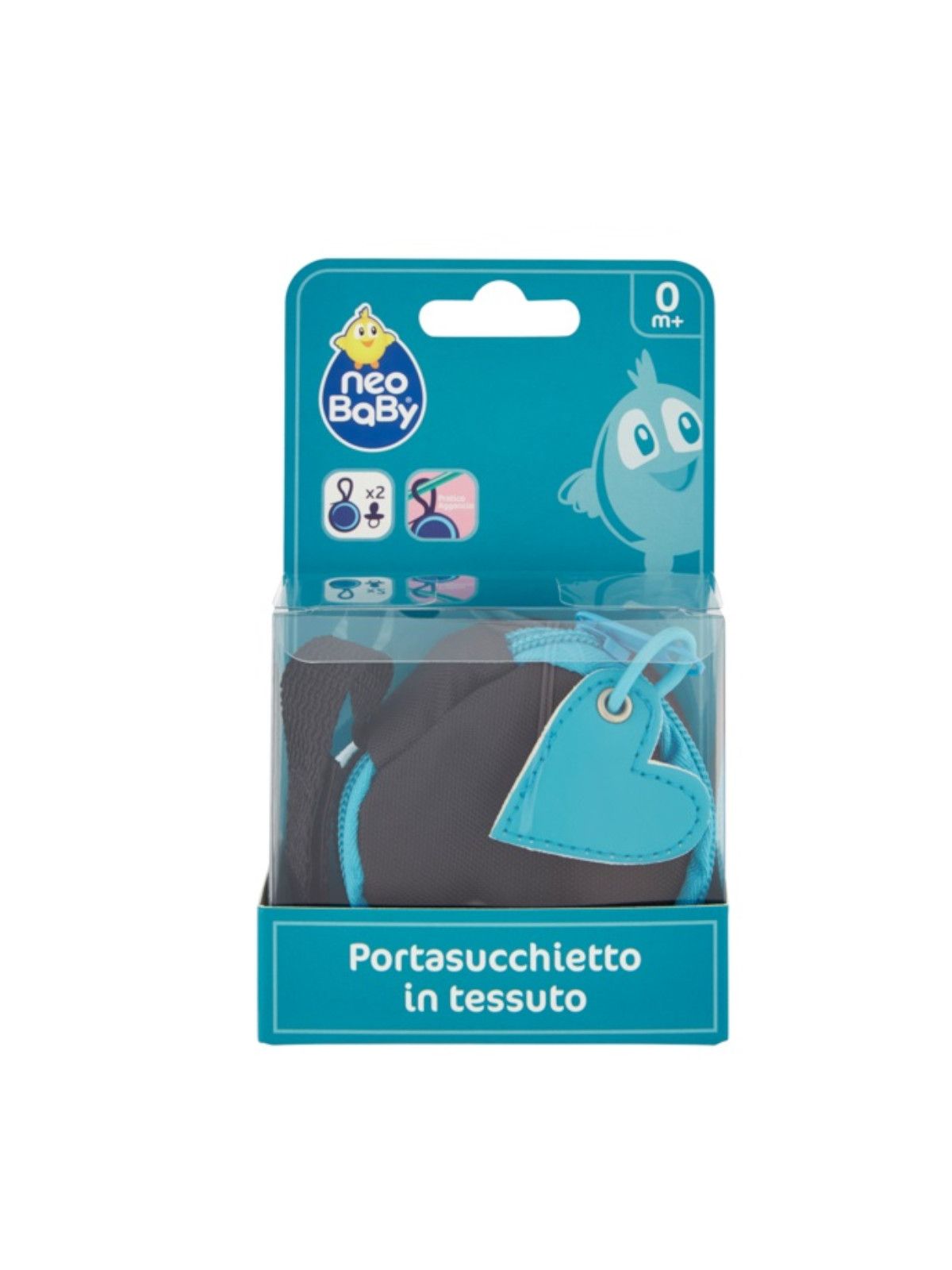 Portasucchietto in tessuto azzurro - Neo Baby