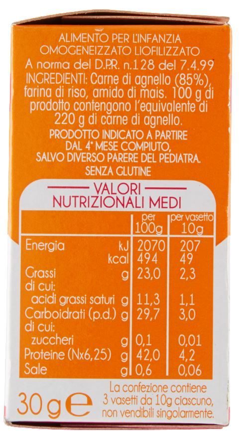 Plasmon - lio agnello - 3x10g - Plasmon