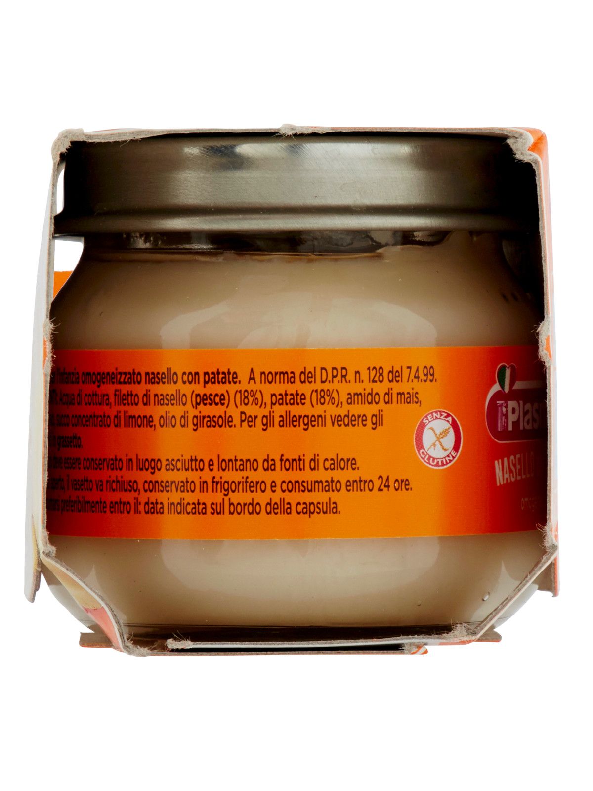 Plasmon - omogeneizzato nasello - patate - 2x80g - Plasmon