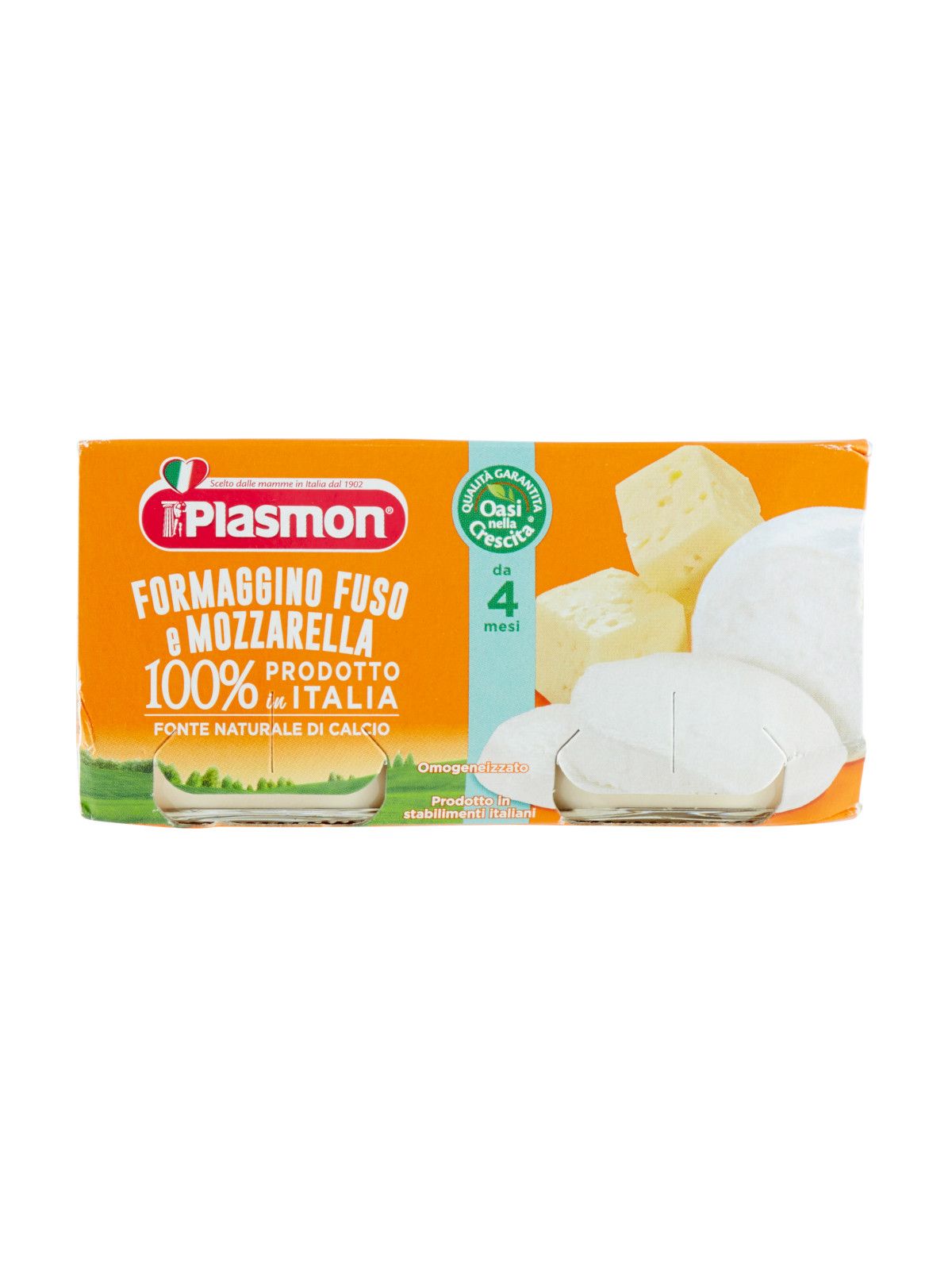 Plasmon - omo formaggino mozzarella - 2x80g - Plasmon
