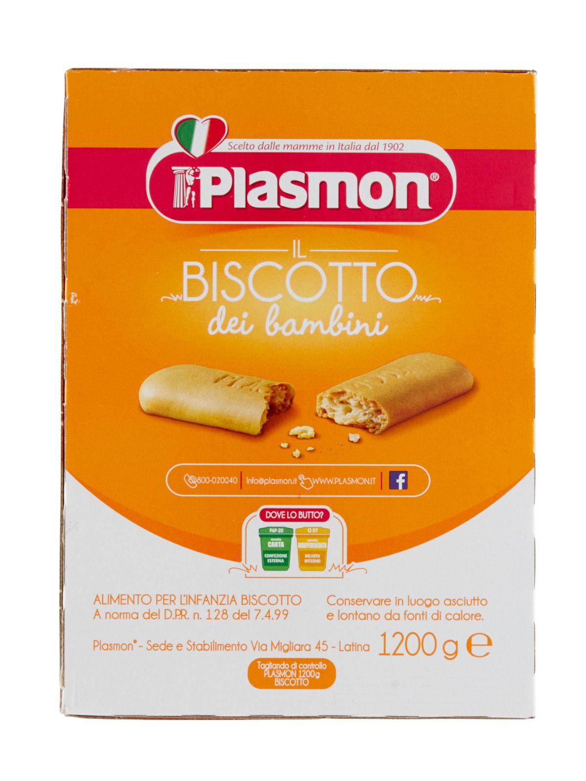 Plasmon - biscotto plasmon 1200g - Plasmon