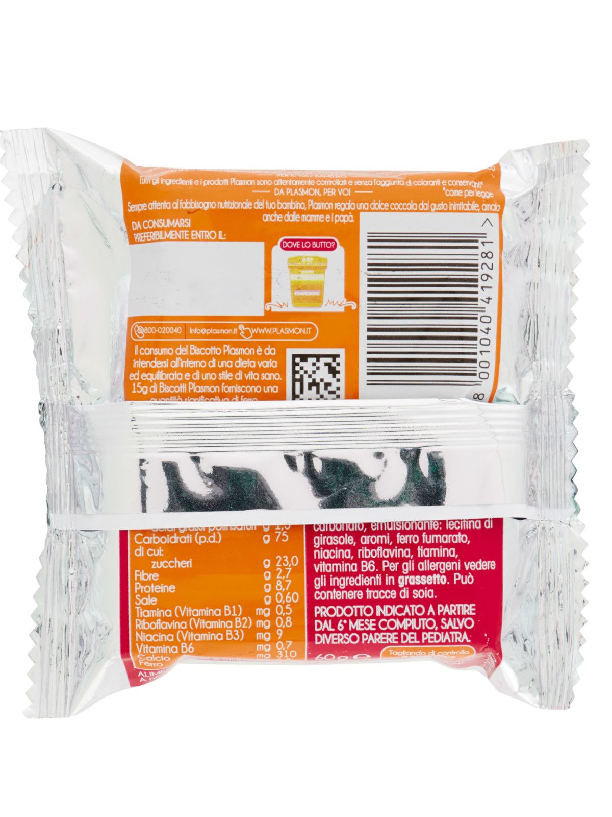 Plasmon - biscotto plasmon  60g - Plasmon