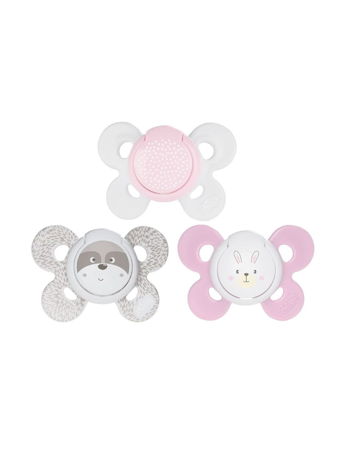 Succhietto comfort girl silicone 0-6 mesi 2 pz  <strong>colori assortiti</strong> - Chicco