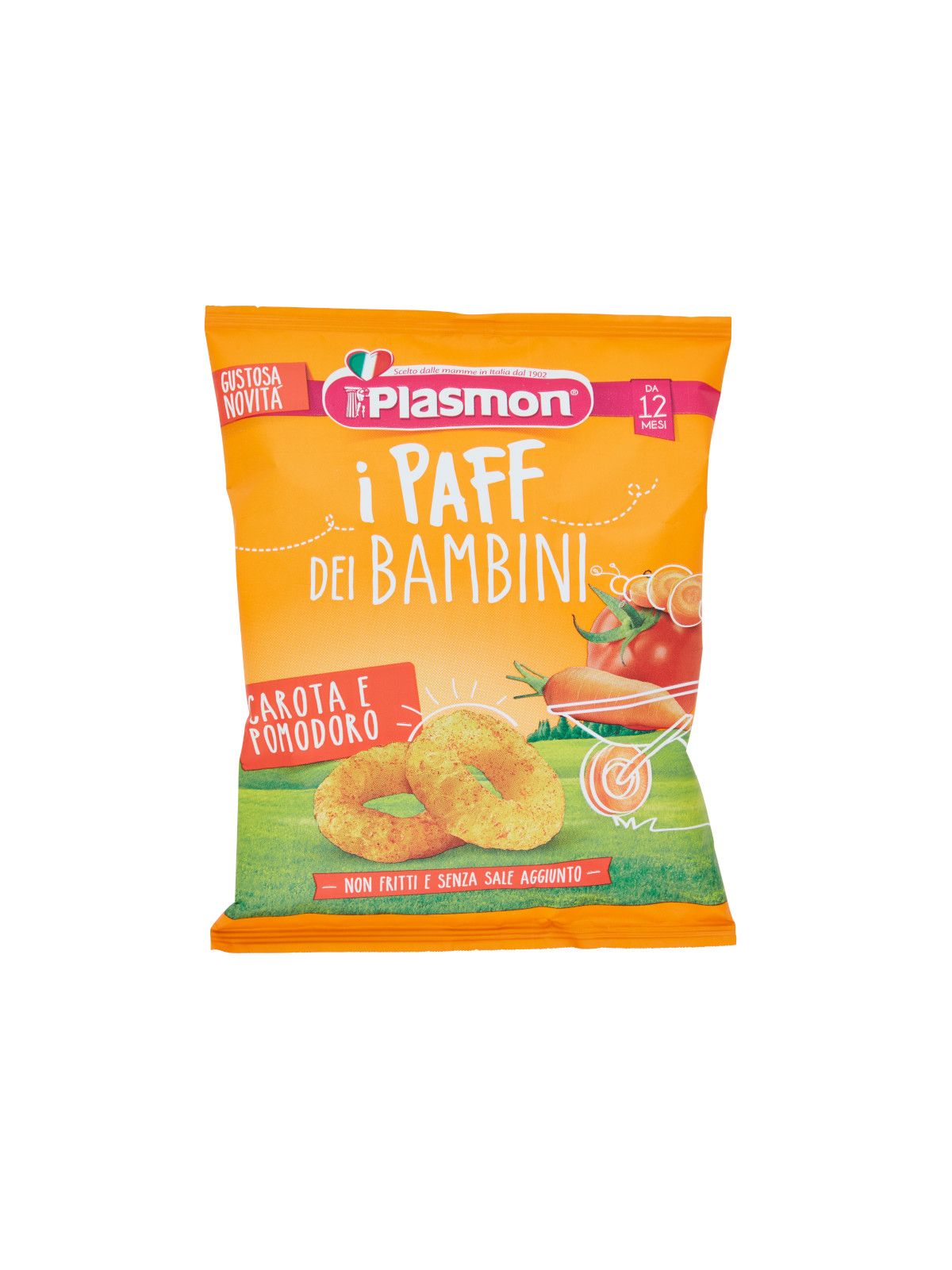 Plasmon - paff pomodoro e carota - 15g - Plasmon