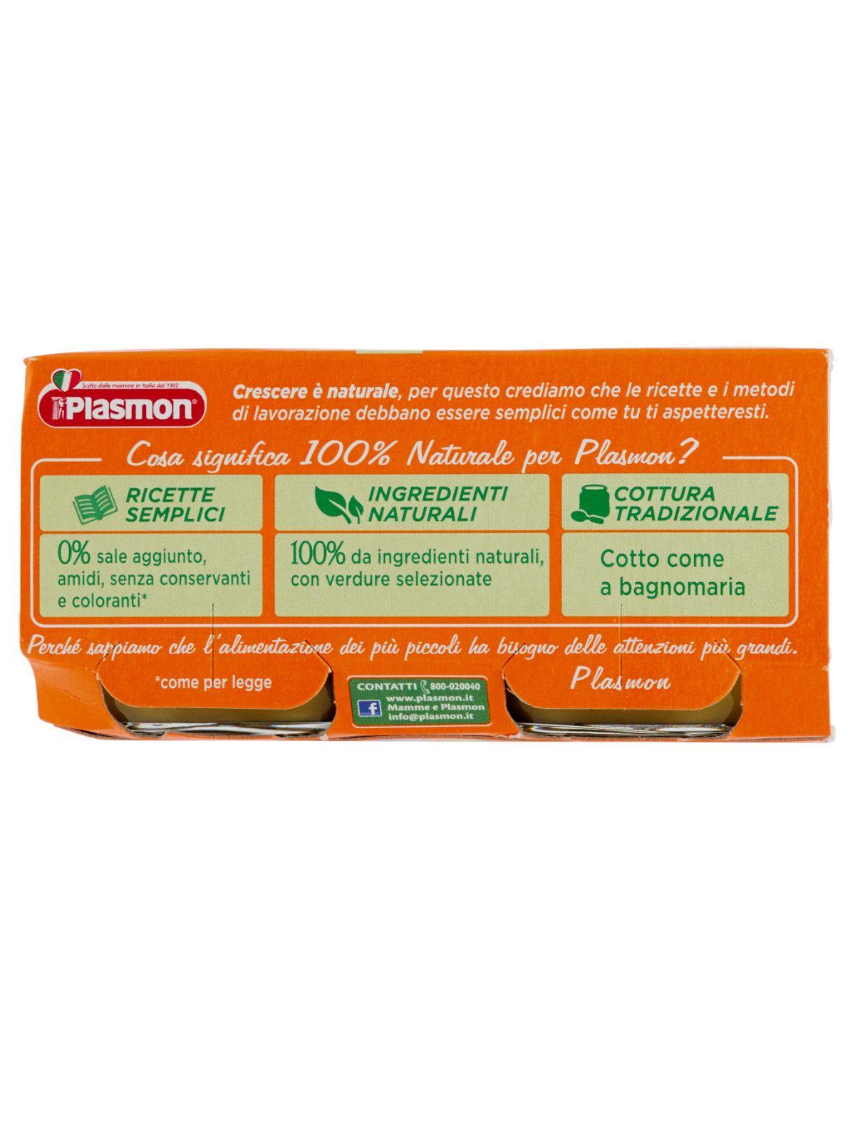 Plasmon - omogeneizzato broccoli - 2x80g - Plasmon