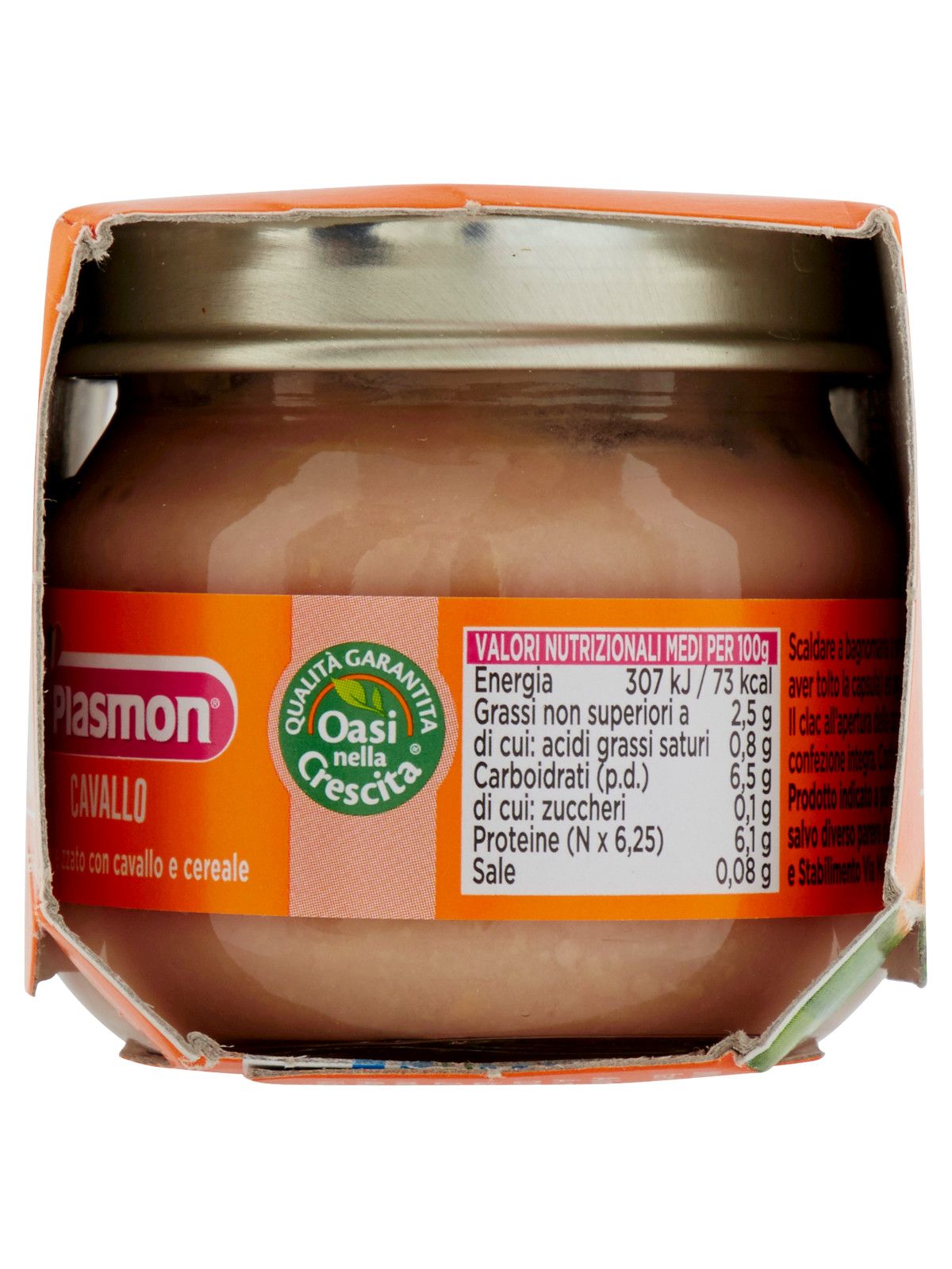 Plasmon - omogeneizzato cavallo - 2x80g - Plasmon