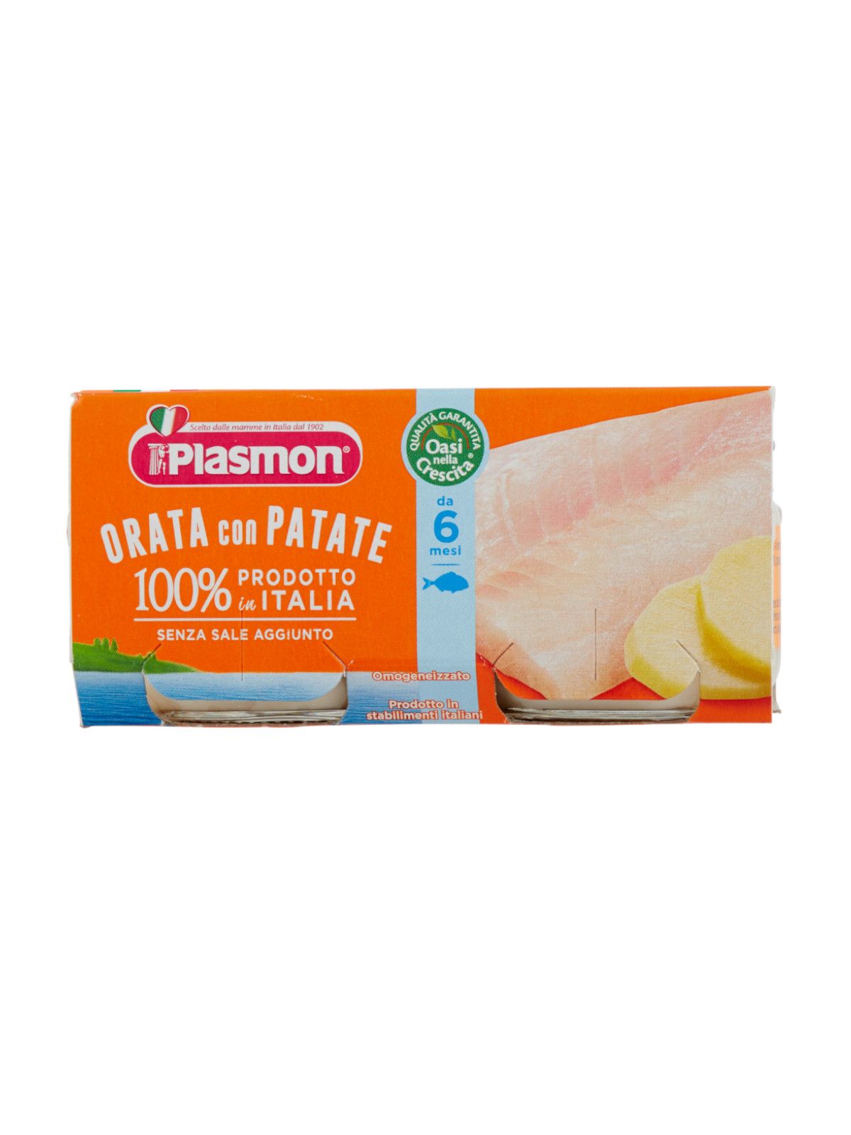 Plasmon - omogeneizzato orata - 2x80g - Plasmon