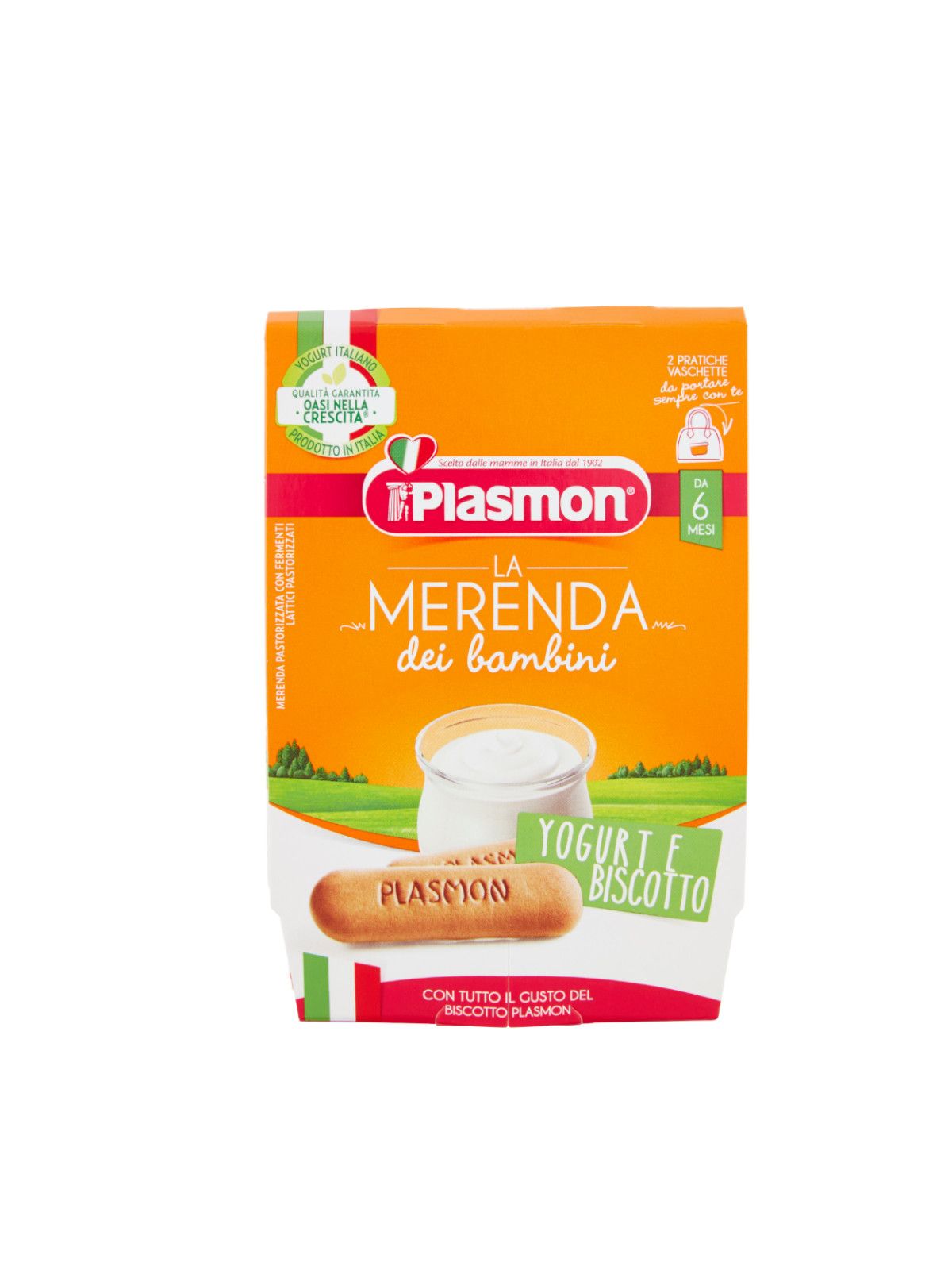 Plasmon - sapori di natura yogurt - biscotto - 2x120g - Plasmon