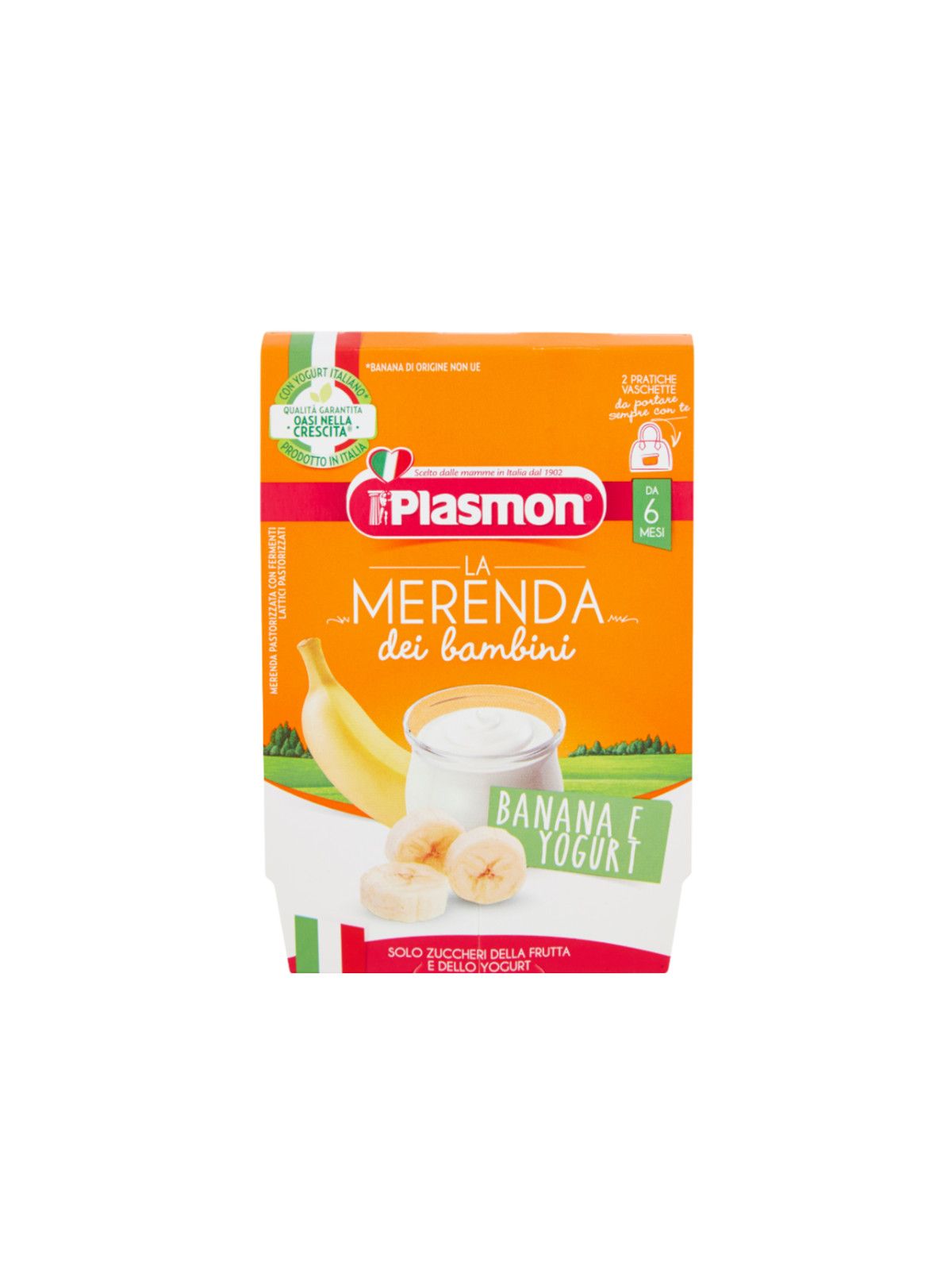 Plasmon - sapori di natura banana- yogurt - 2x120g - Plasmon