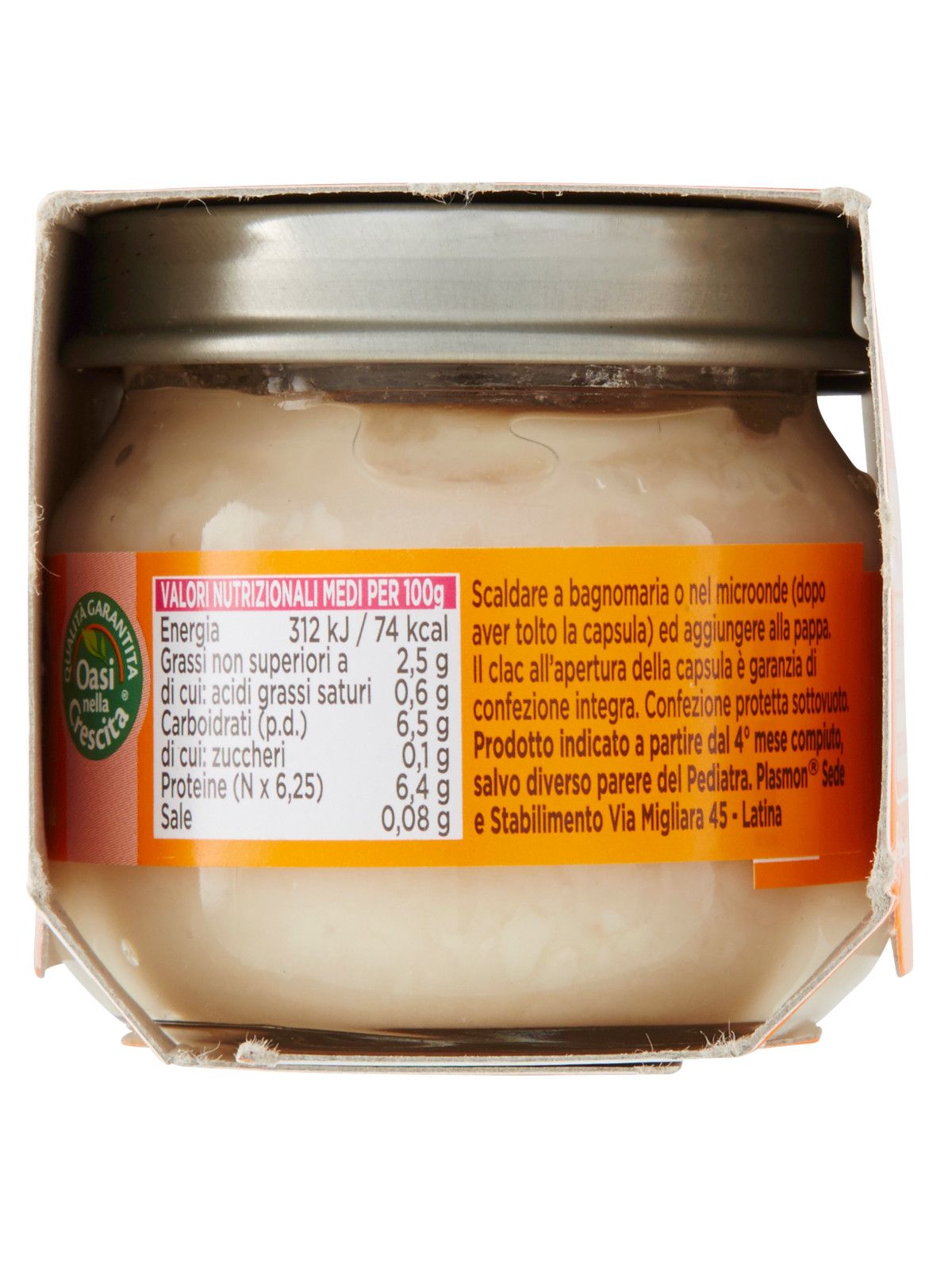 Plasmon - omogeneizzato coniglio - 2x80g - Plasmon