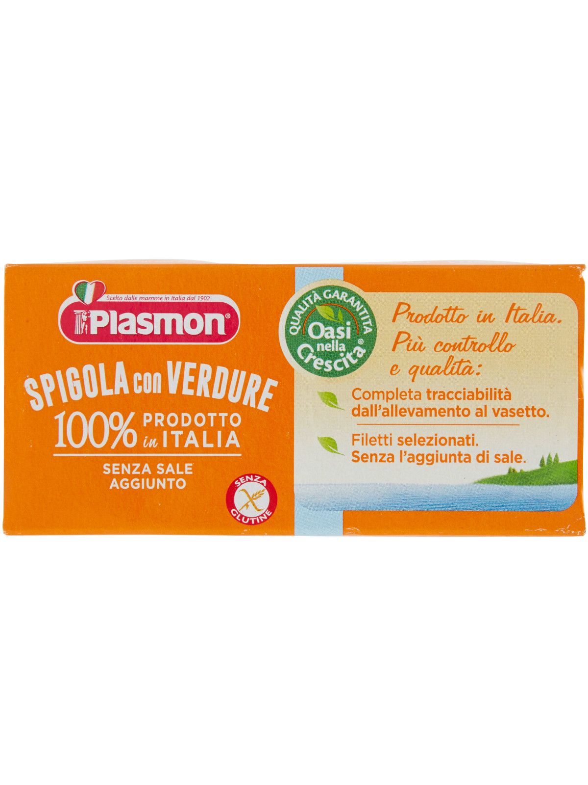 Plasmon - omogeneizzato spigola con patate- 2x80g - Plasmon