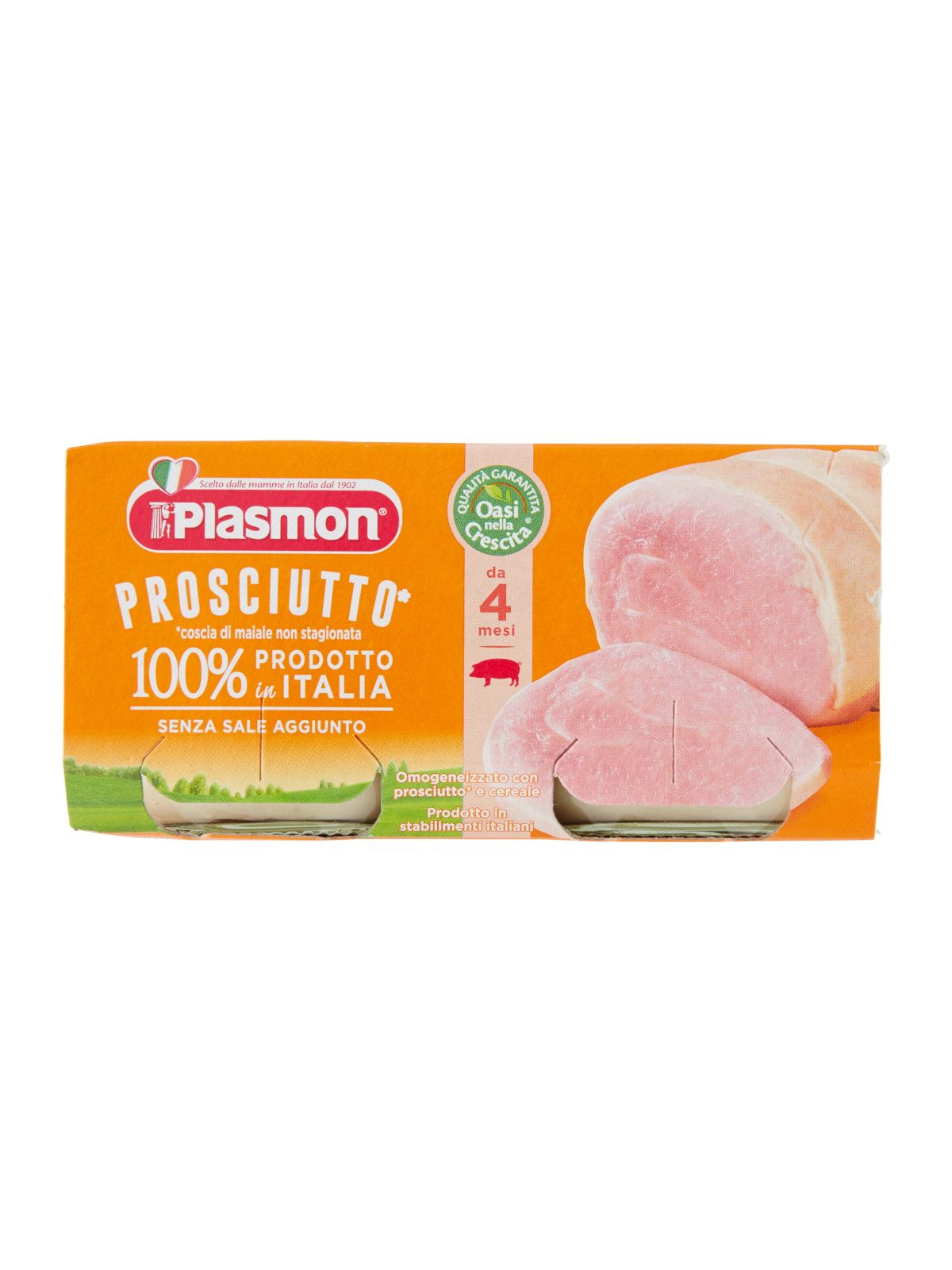 Plasmon - omogeneizzatogeneizzato prosciutto - 2x80g - Plasmon