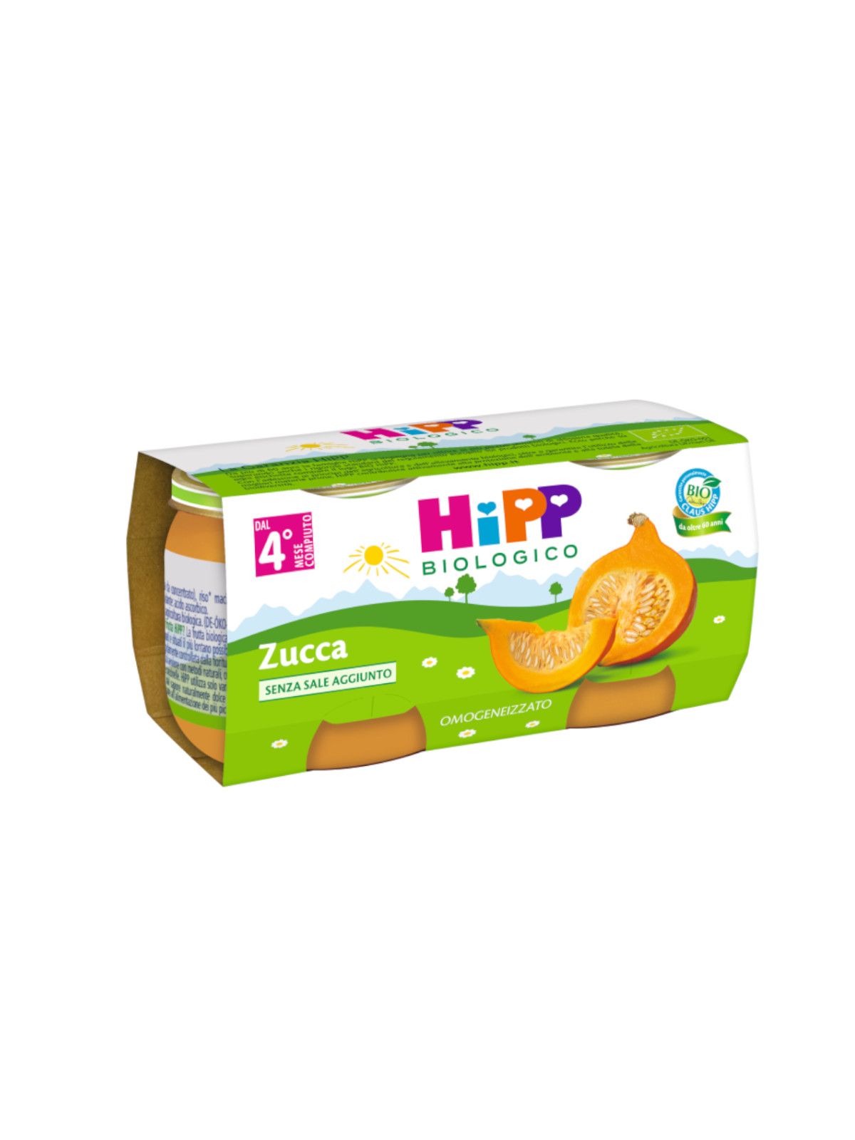 Hipp - omogeneizzato zucca 2x80g - Hipp