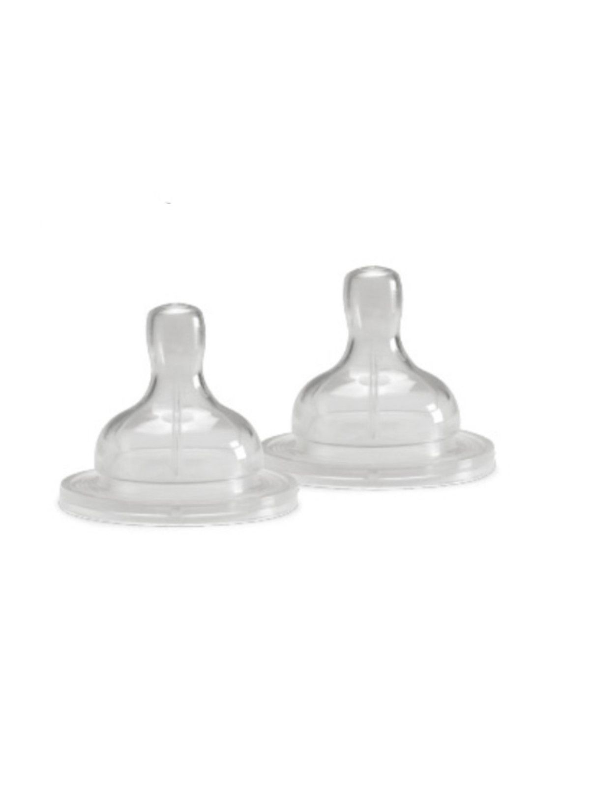 Tettarella collo largo silicone flusso pappa 2 pz - Neo Baby