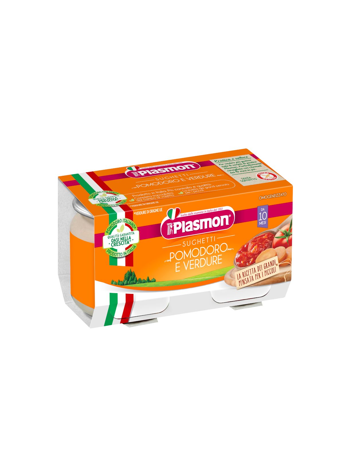 Plasmon - sughetto - pomodoro e verdure - 2x80g - Plasmon