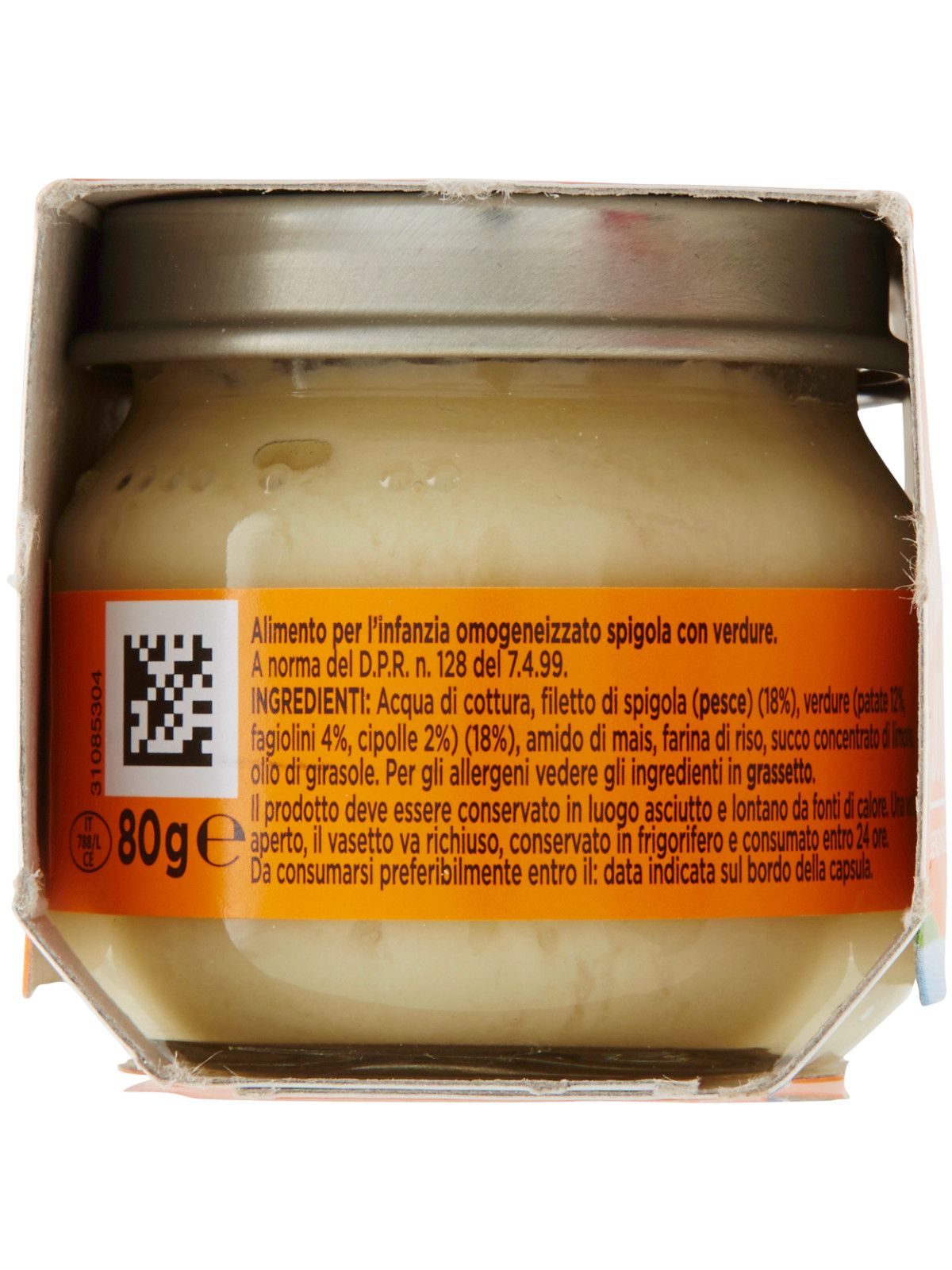 Plasmon - omogeneizzato spigola con patate- 2x80g - Plasmon