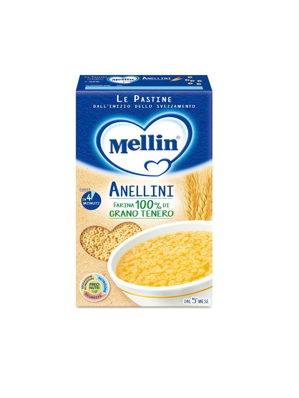 Mellin pastina anellini 320 gr - Mellin