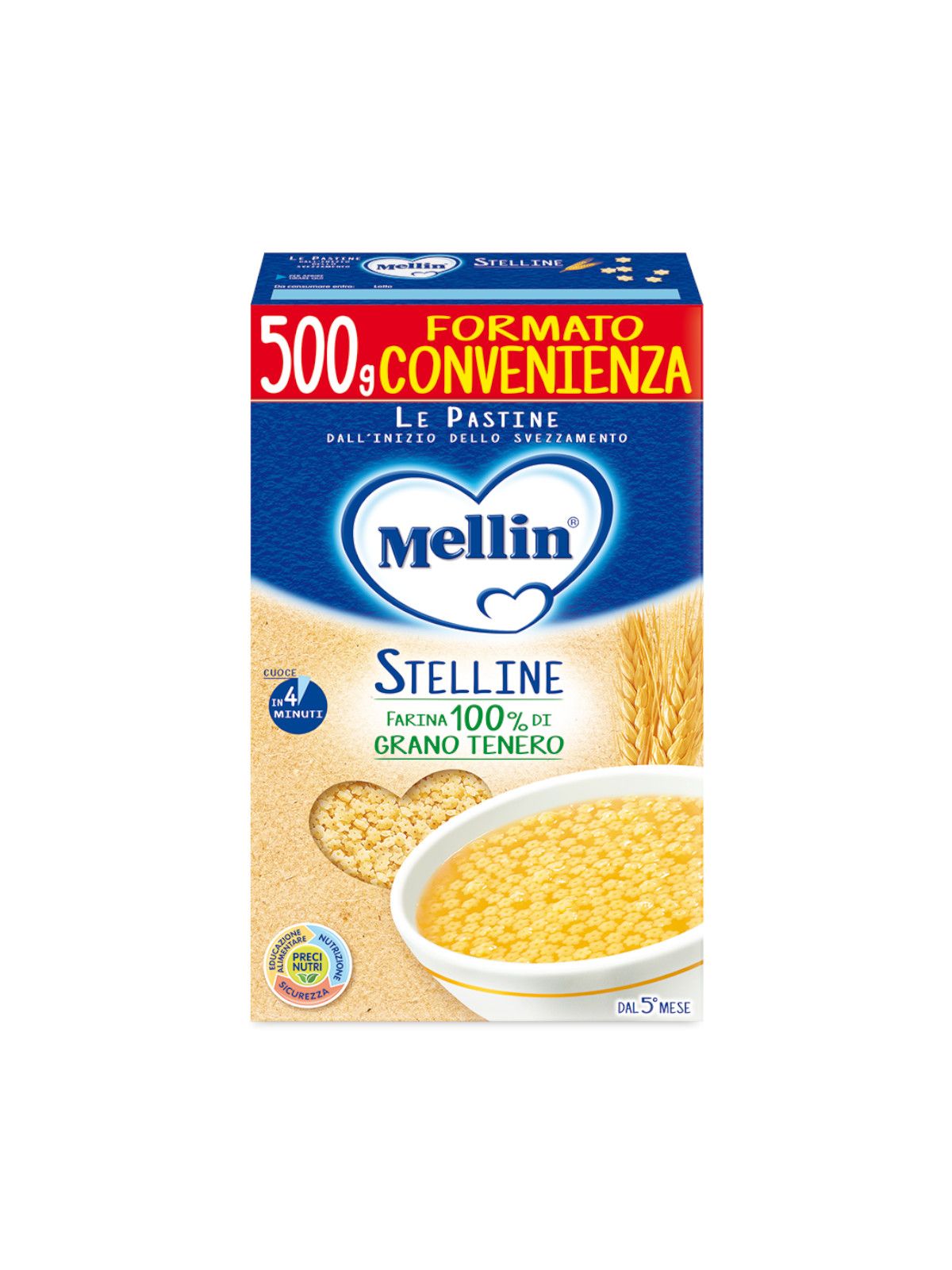 Mellin - pastina stelline 500 gr - Mellin