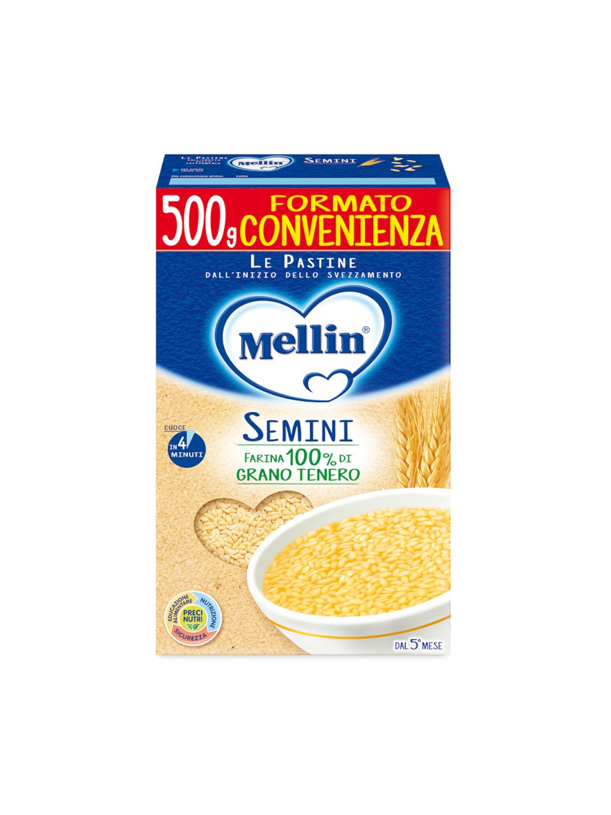 Mellin - pastina semini 500 gr - Mellin