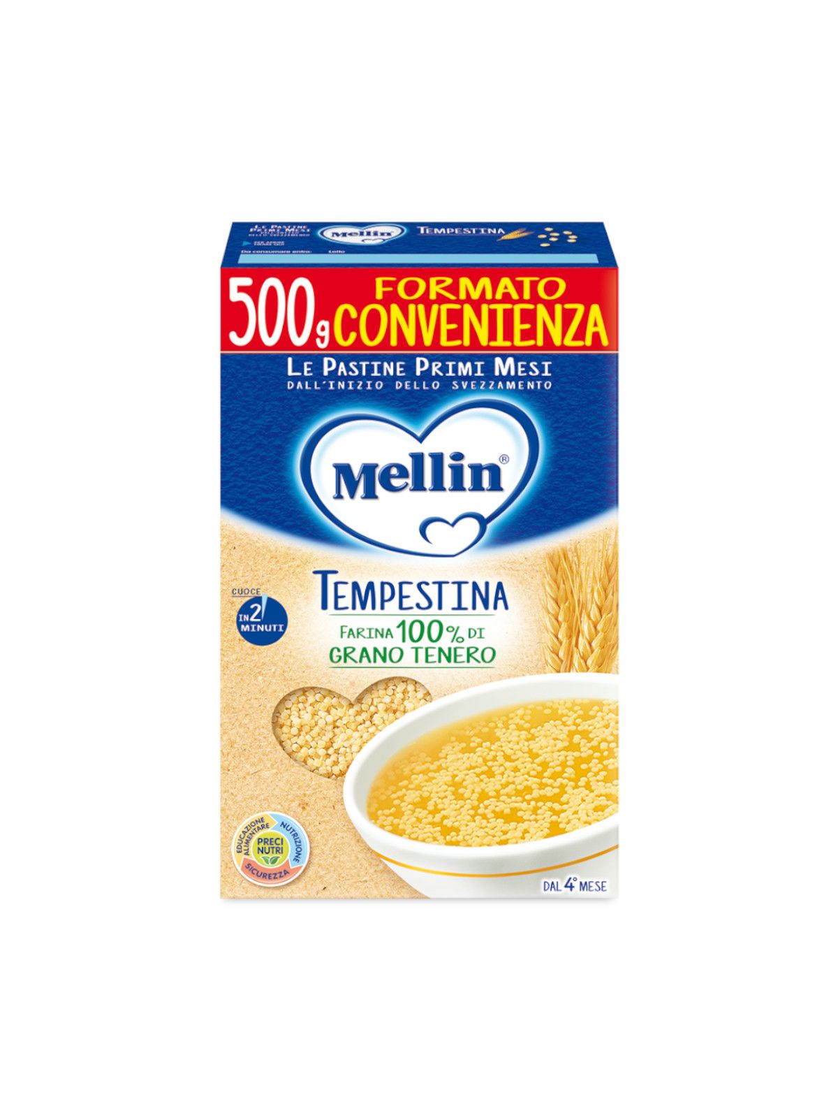 Mellin - pastina tempestina 500 gr - Mellin
