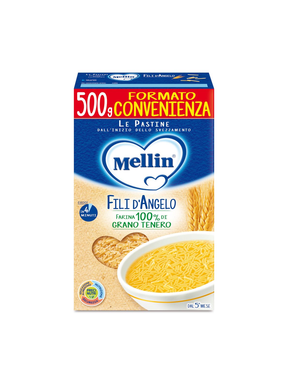 Mellin - pastina fili d'angelo 500 gr - Mellin