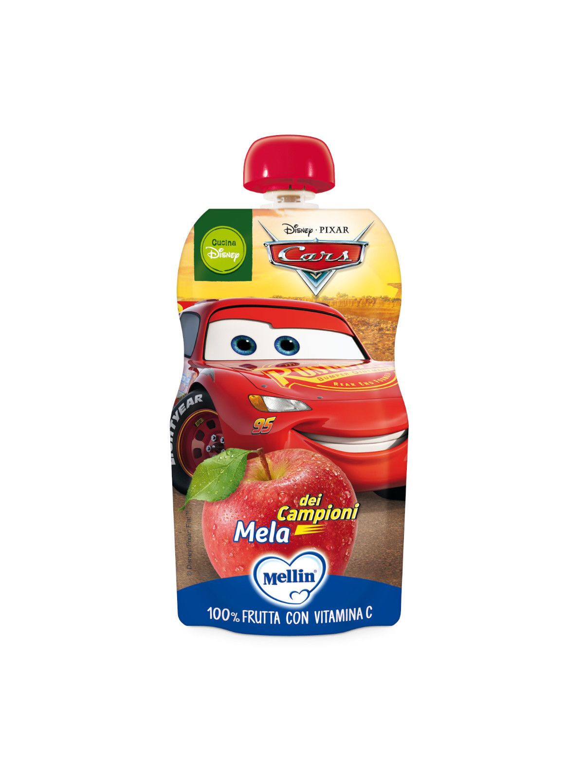 Mellin -pouch disney cars mela 110 gr - Mellin