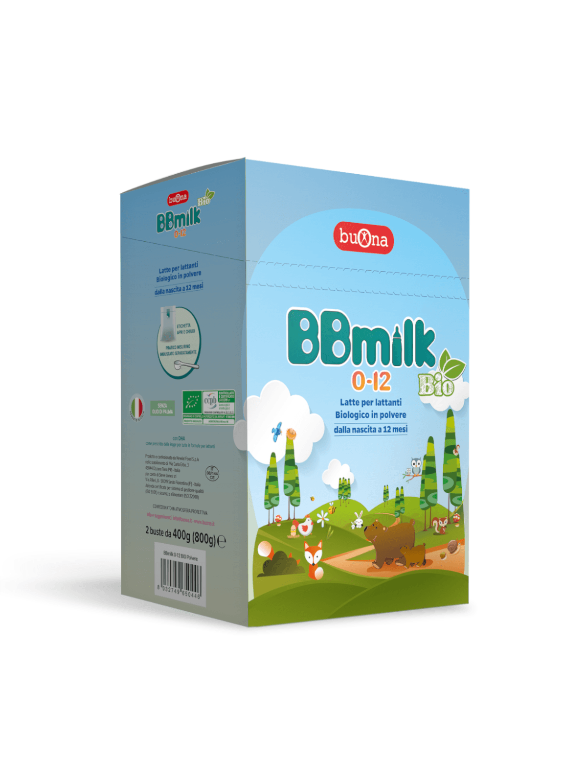 Bbmilk 0-12 mesi polvere 800 g - Buona