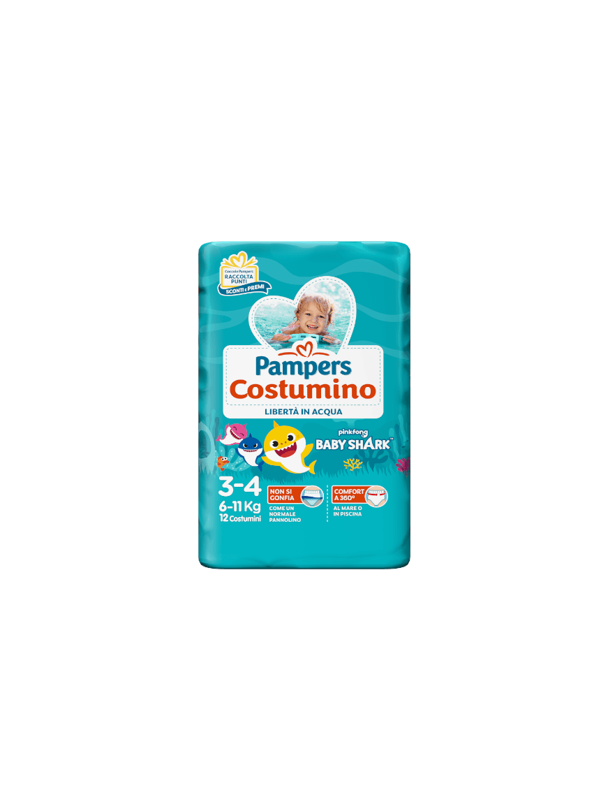 Pampers il costumino taglia 3 (6-11 kg) - 12 pz - Catalogo Pampers