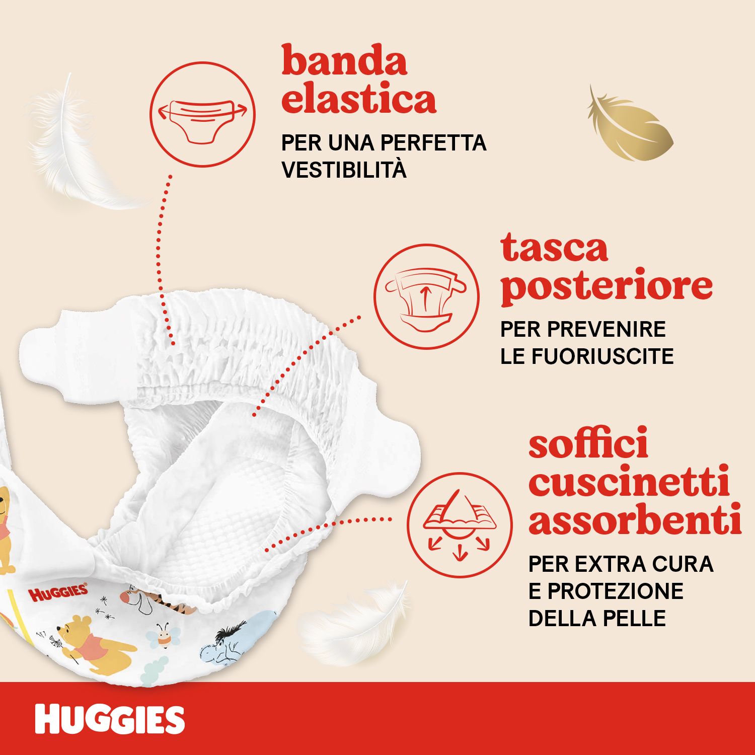 Huggies pannolini extra care grande tg. 3 (6-10 kg) – 40 pezzi - Huggies