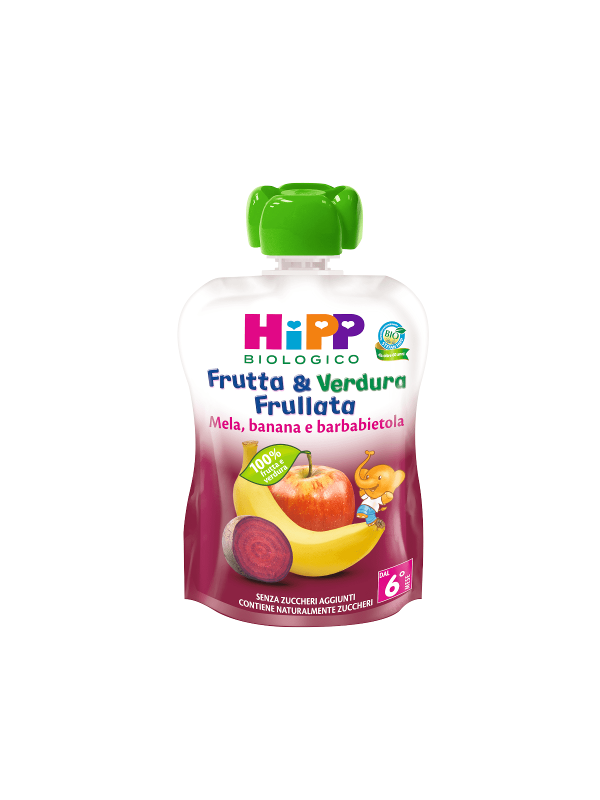 Frutta e verdura frullata mela banana e barbabietola  90 gr - Hipp