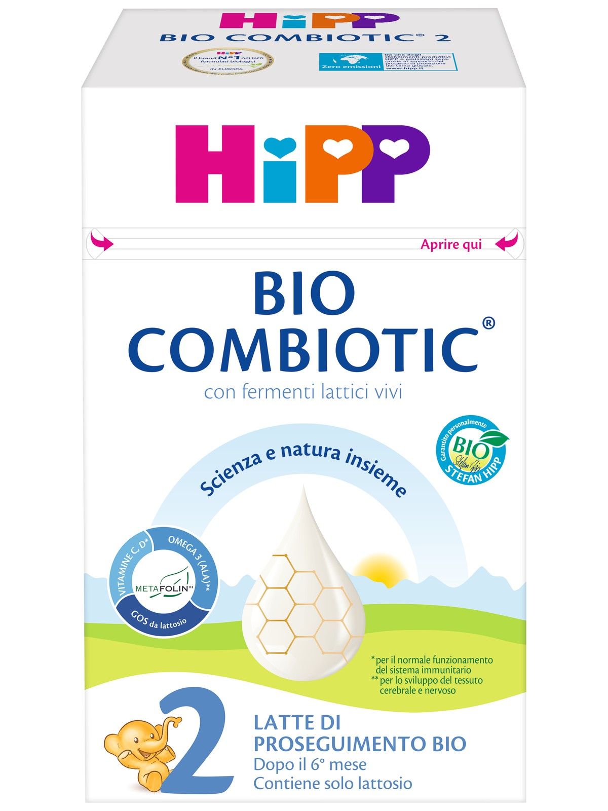 Latte 2 combiotic proseguimento polvere 600g - Hipp
