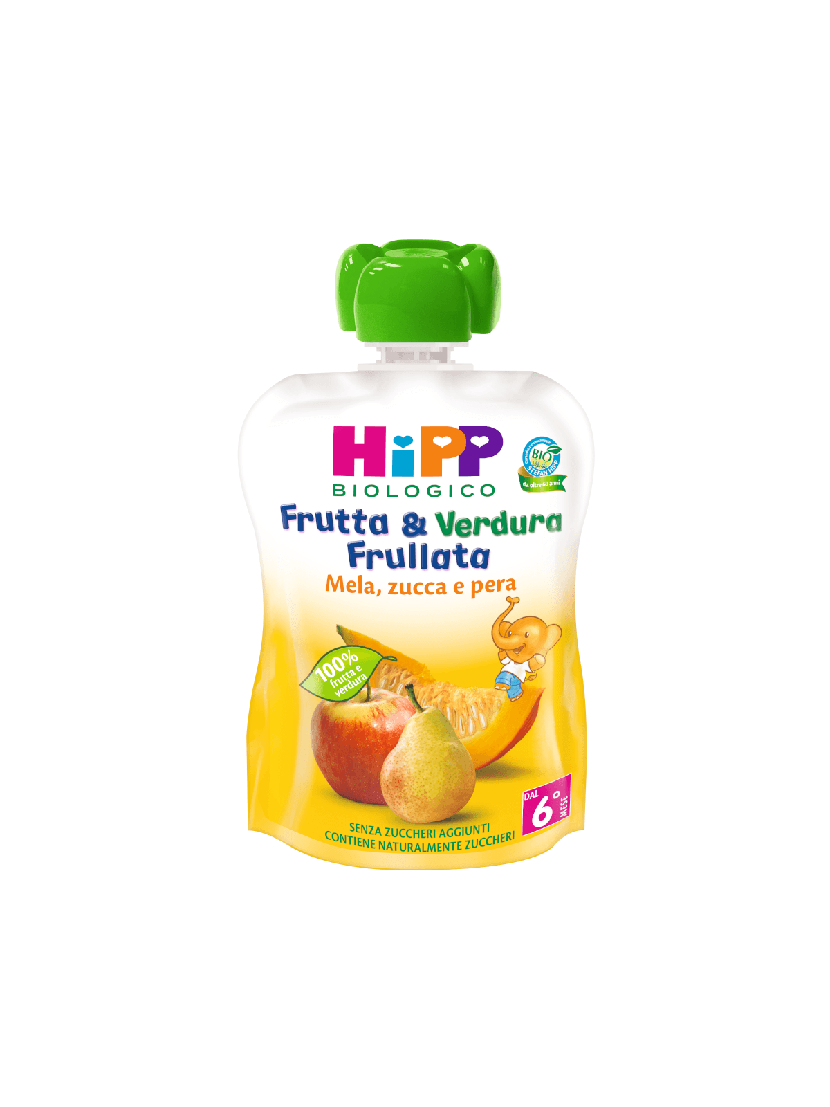 Frutta e verdura frullata mela pera e zucca 90 gr - Hipp