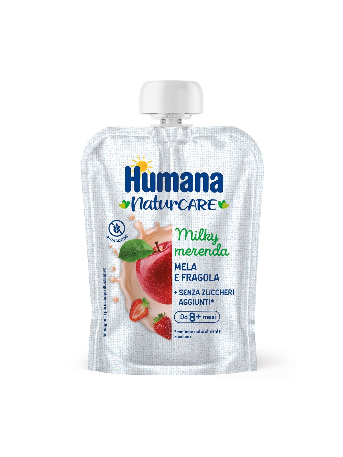 Humana - milkymerenda mela fragola 100 gr - Humana