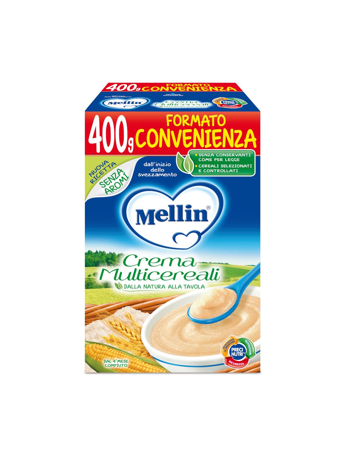 Mellin crema multicereali 400 gr - Mellin