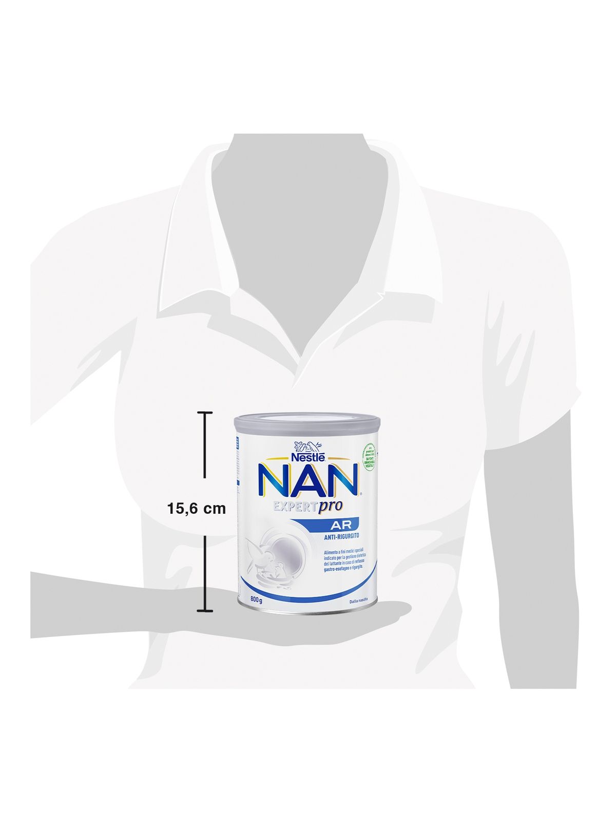 Nestlé nan ar anti-rigurgito, latta da 800g - Nestlé