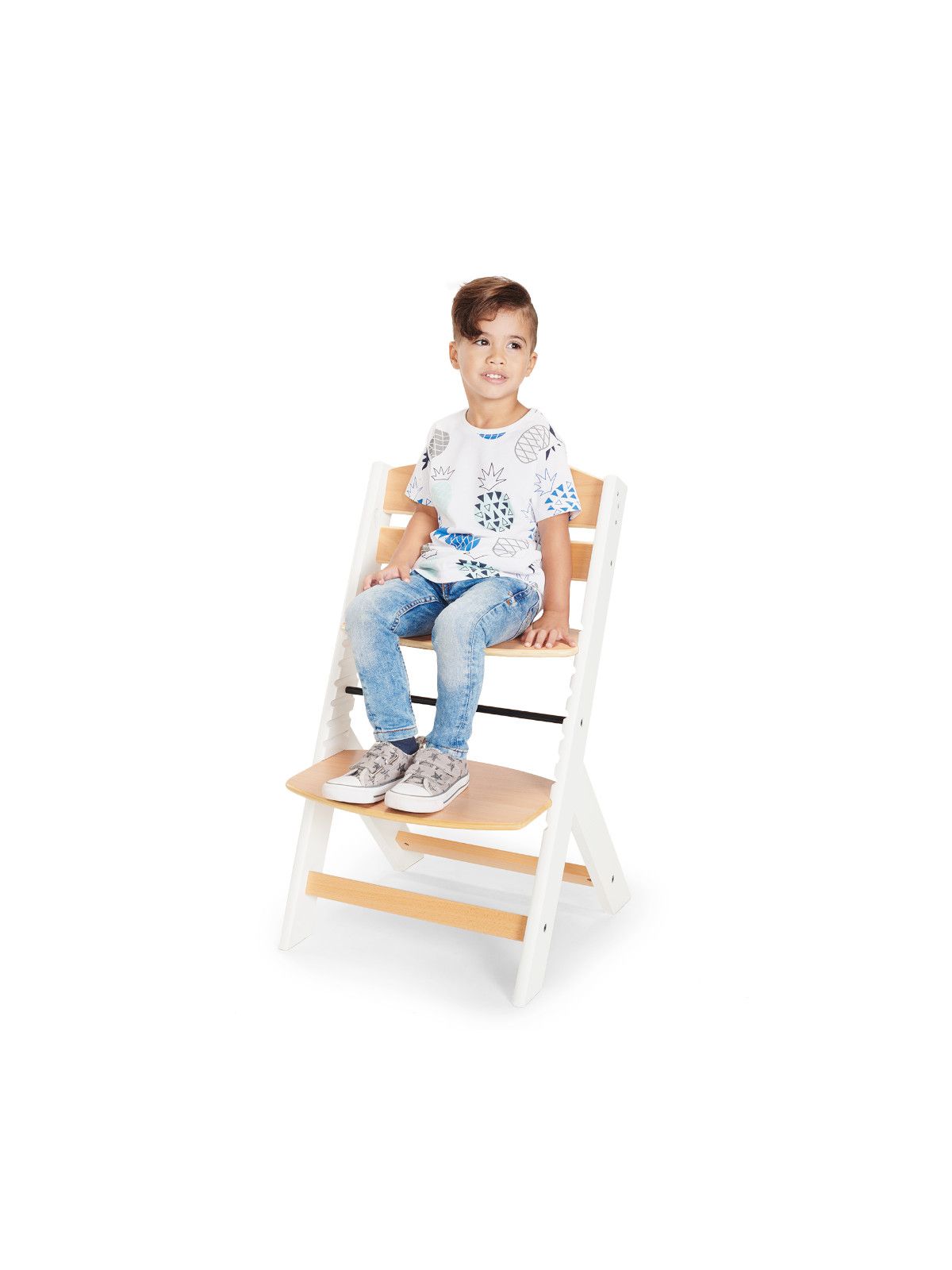 Kinderkraft - seggiolone pappa enock grigio - KinderKraft