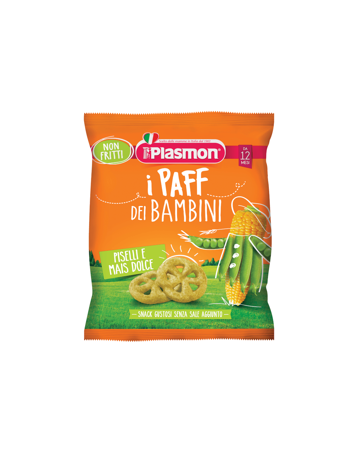 Plasmon - paff piselli e mais 15 gr - Plasmon