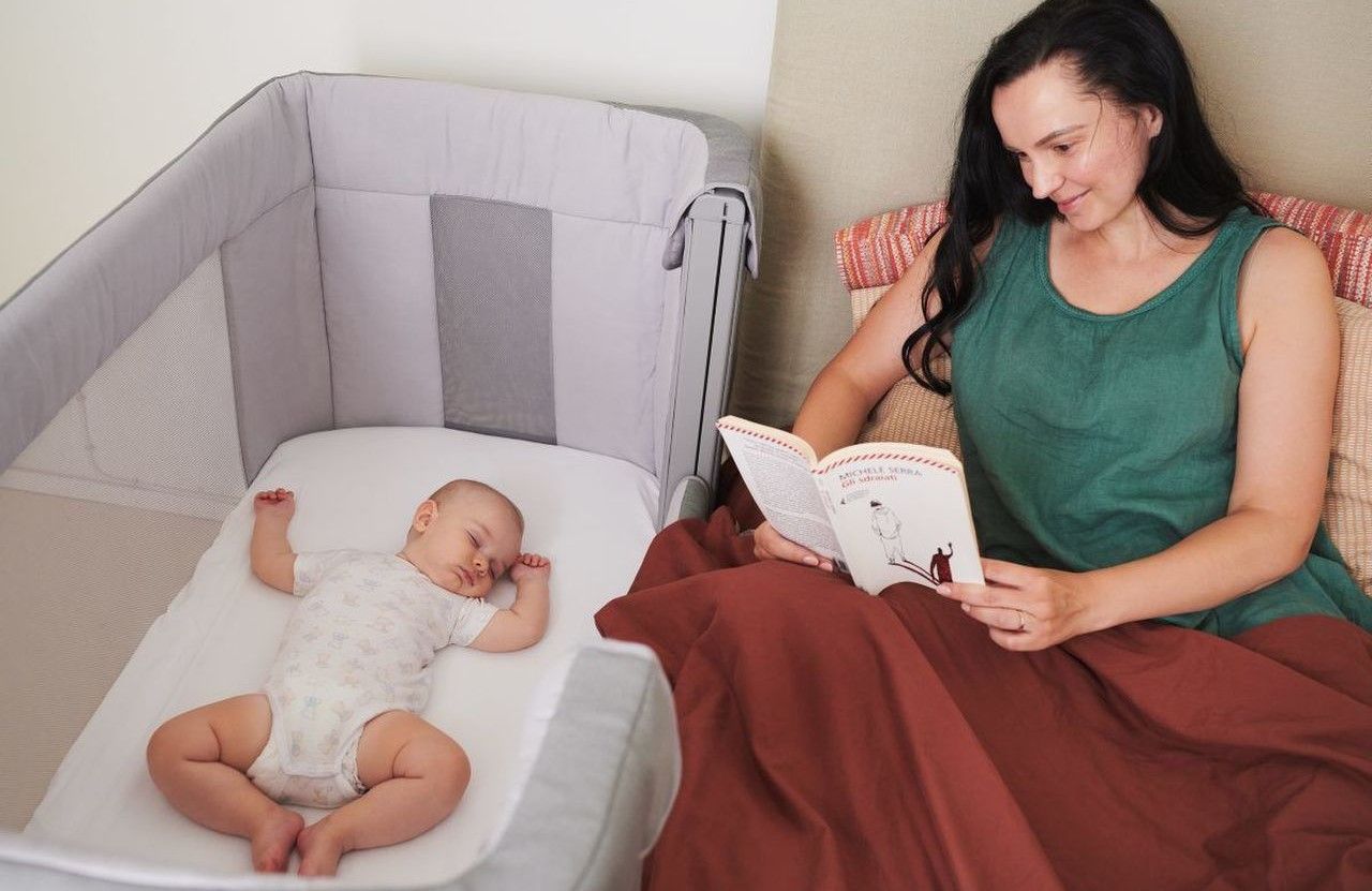 Culla next 2 me forever moon grey - Chicco