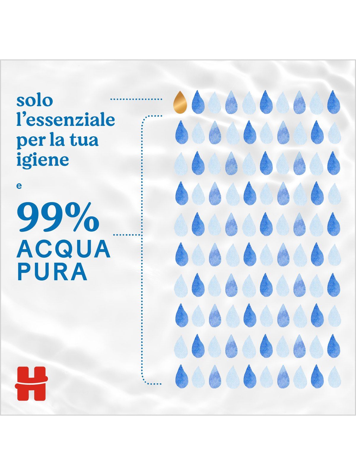 Salviettine huggies pure extra care - 56 pezzi - Huggies