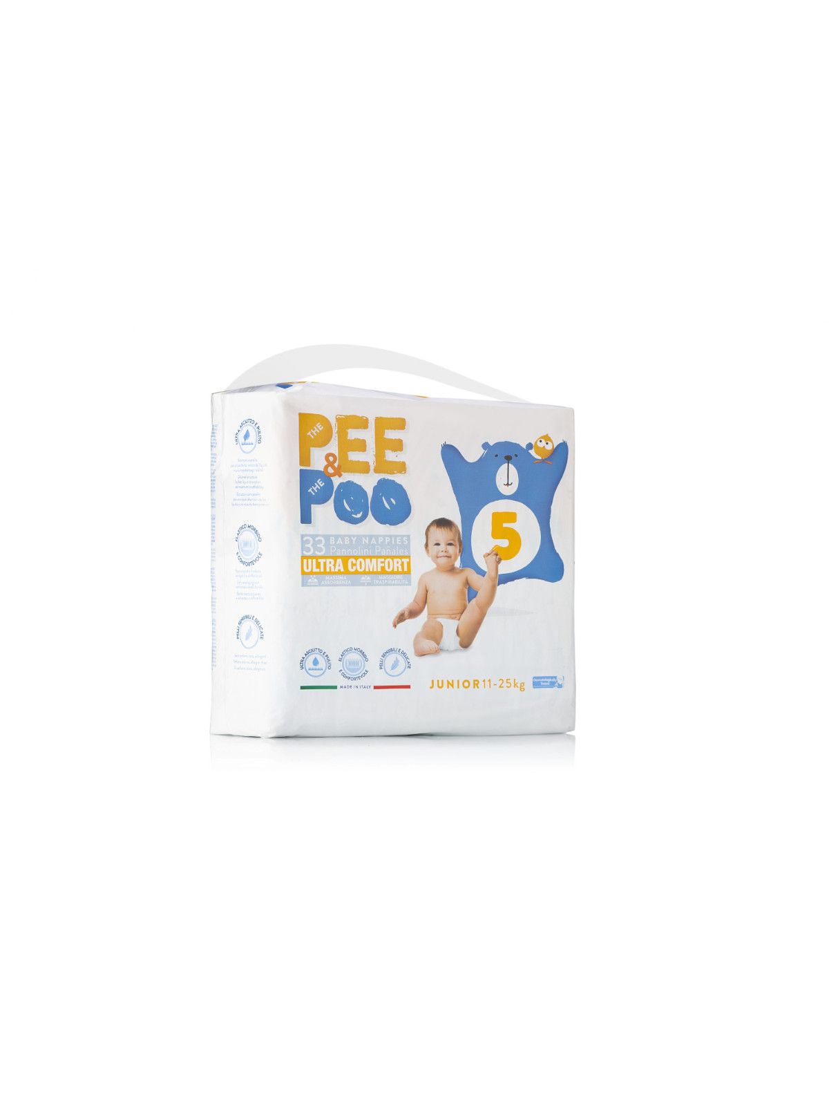 Pee&amp;poo junior taglia 5 - 33 pz - 