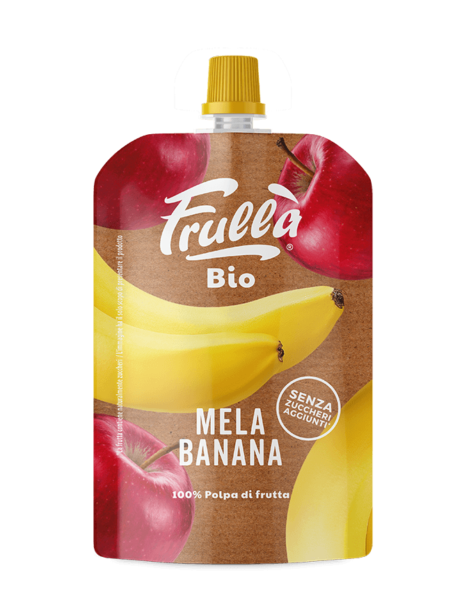 Frutta frullata bio mela banana 100gr - Natura Nuova Bio