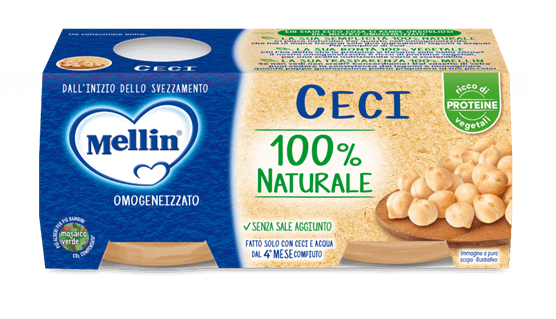 Mellin  omogeneizzato ceci 2x80gr  - Mellin